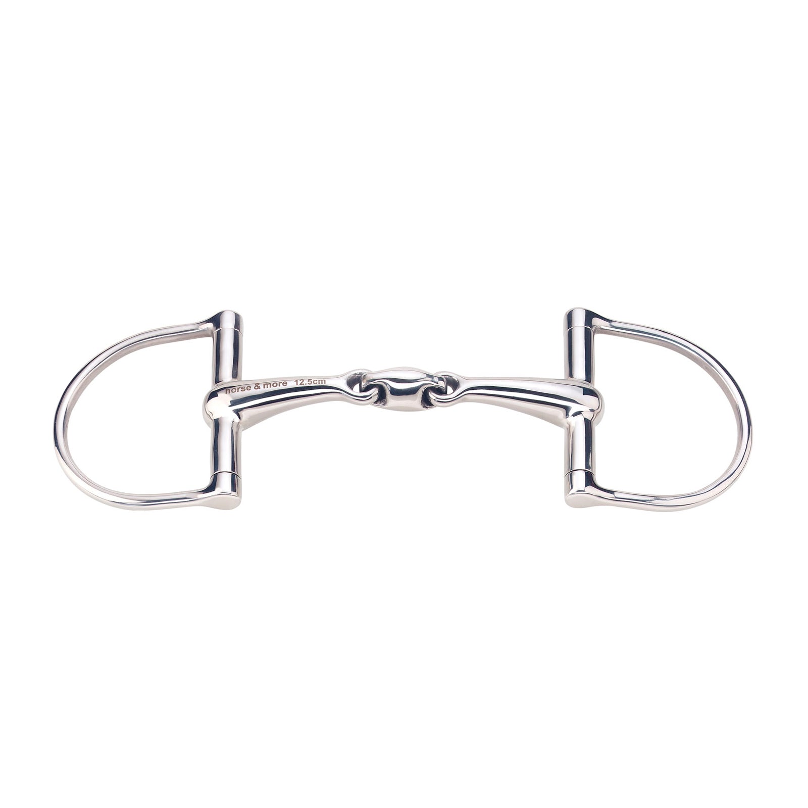 Sprenger MAX-Control Stainless Steel D-Ring Bit, Double Jt., 16 mm Horse Bits