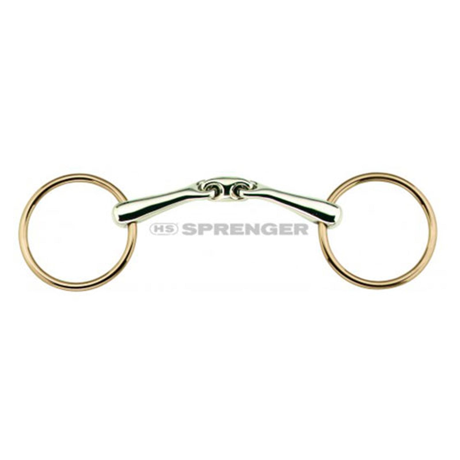 Sprenger KK ULTRA Sensogan/Aurigan Loose Ring Snaffle, Double Jt., 21 mm Horse Bits