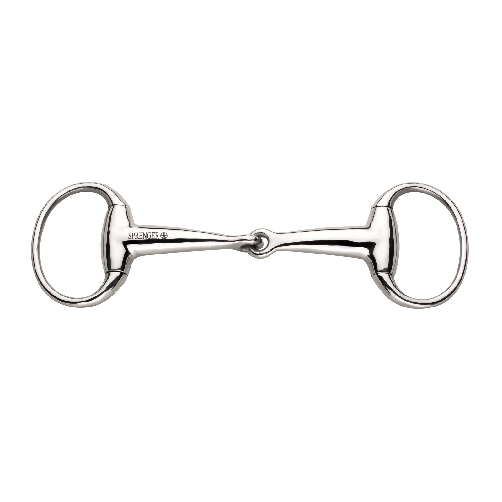 Sprenger plné udidlo s olivovým kroužkem, nerezová ocel Horse Bits