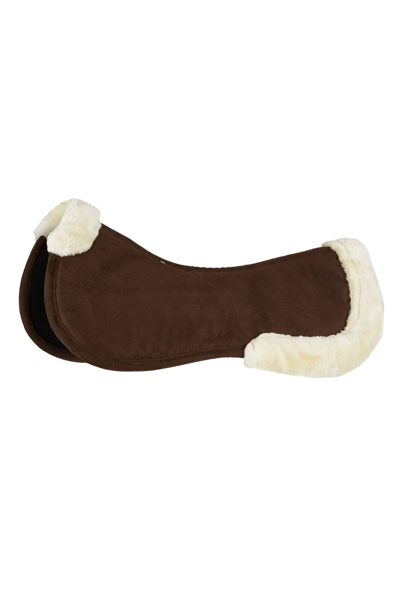 Horze podložka z paměťové pěny s umělou kožešinou Saddle Pads