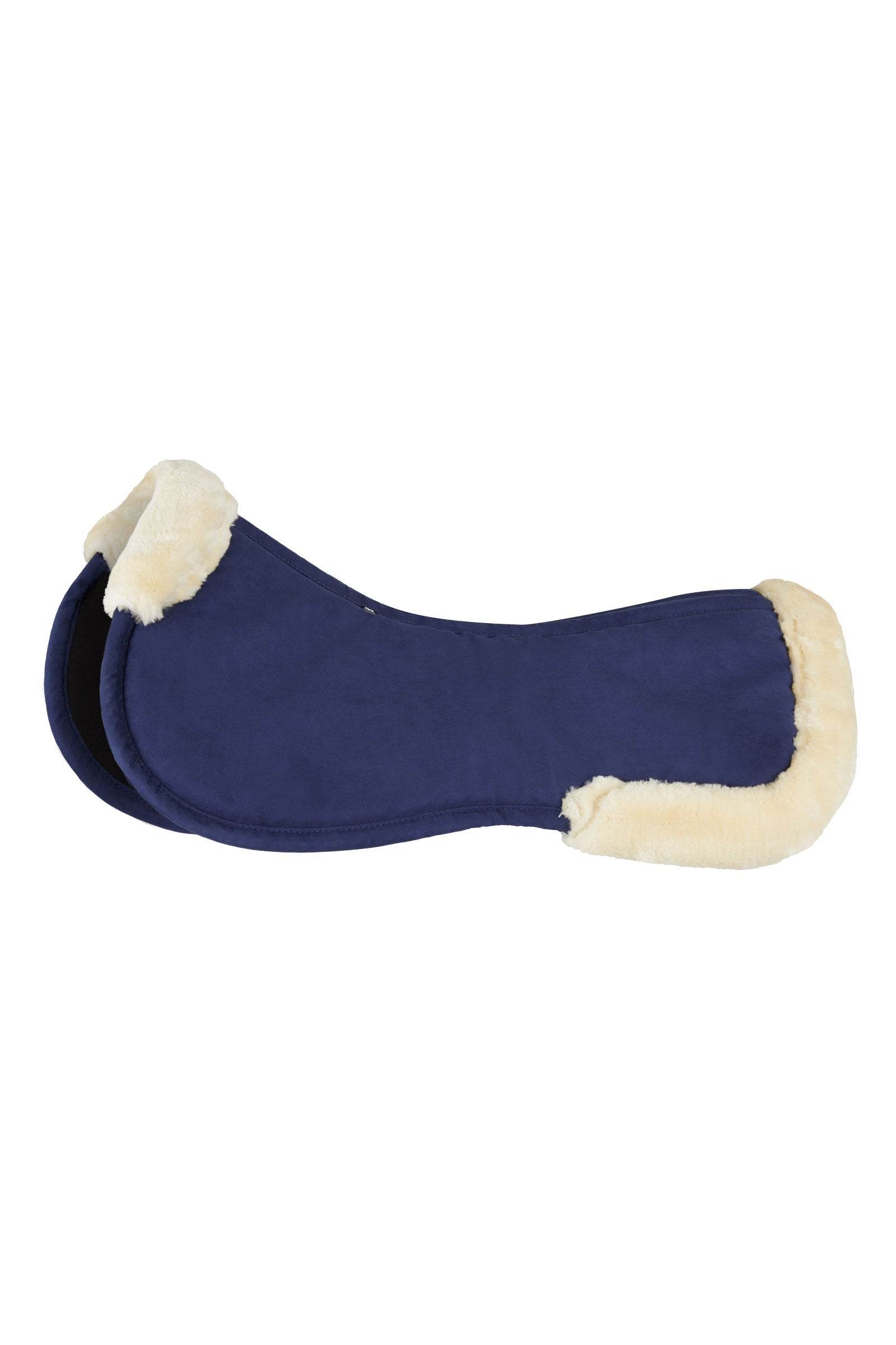 Horze podložka z paměťové pěny s umělou kožešinou Saddle Pads