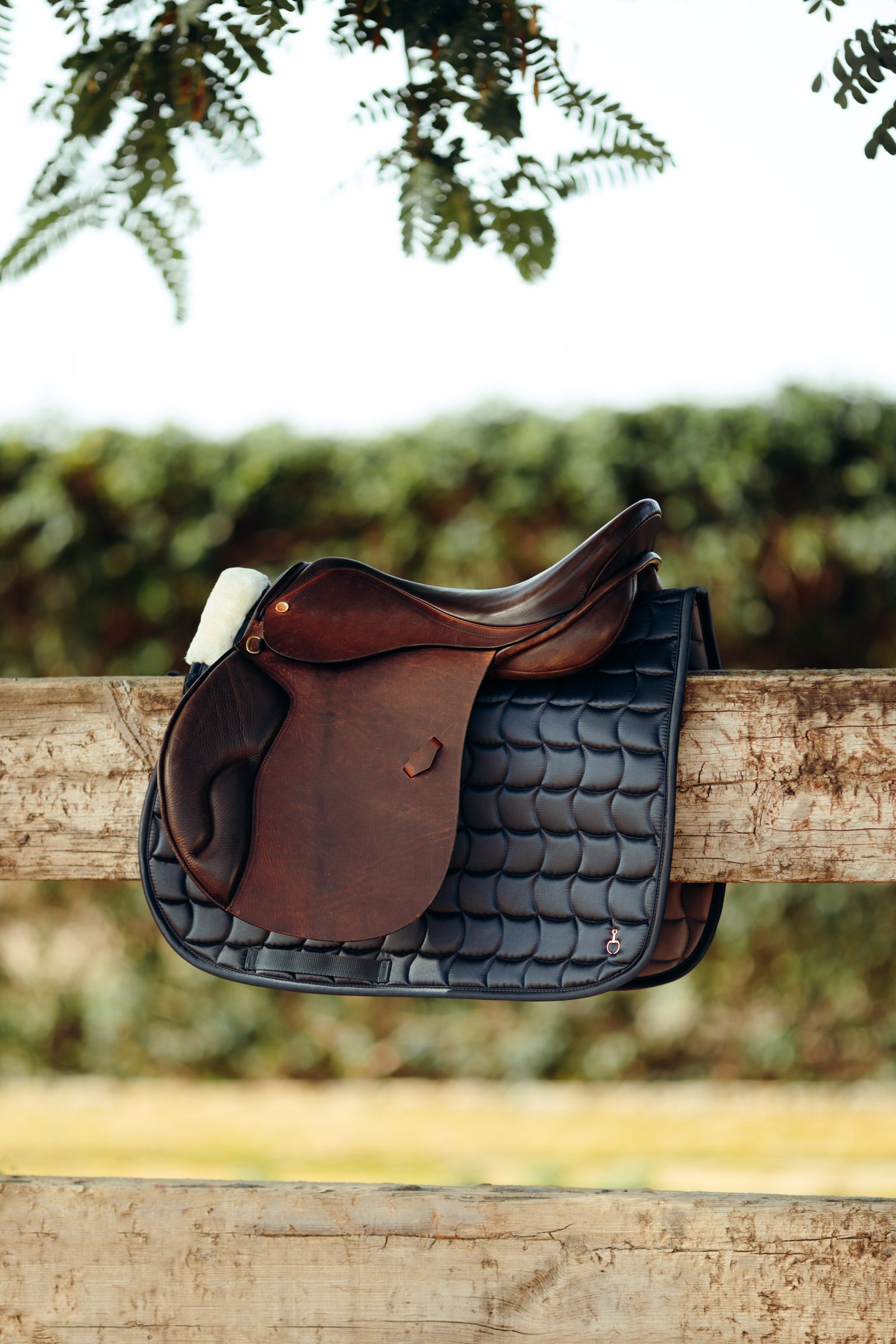 Horze Houston All Purpose Saddle Pad with Faux Fur Saddle Pads