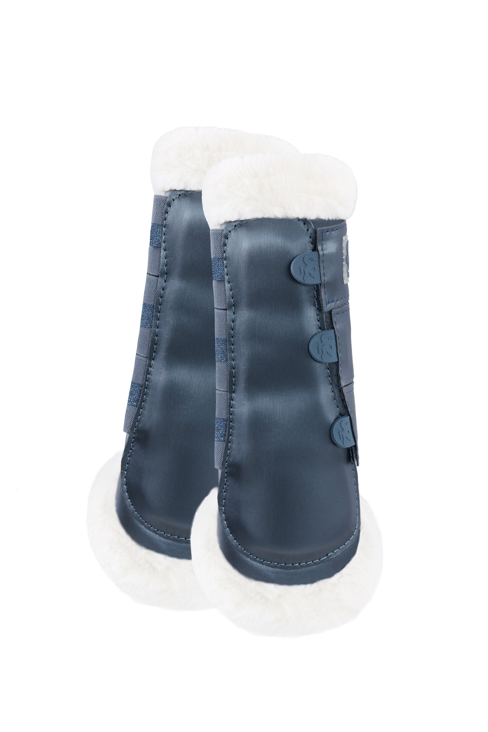 B Vertigo Drew kartáčovací boty s podšívkou z umělé kožešiny Leg Protection & Hoof Protection for Horses