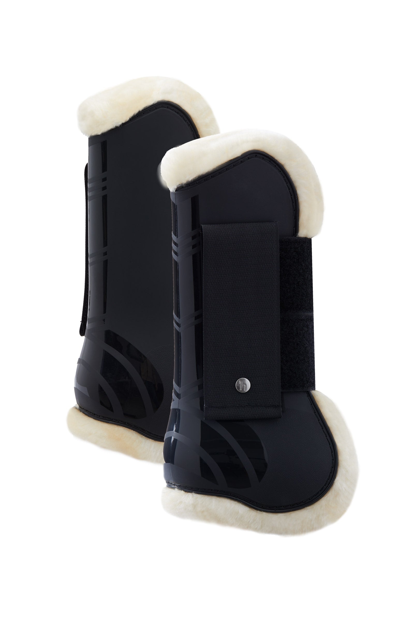 Horze Boty Caliber Tendon s podšívkou z umělé kožešiny Leg Protection & Hoof Protection for Horses