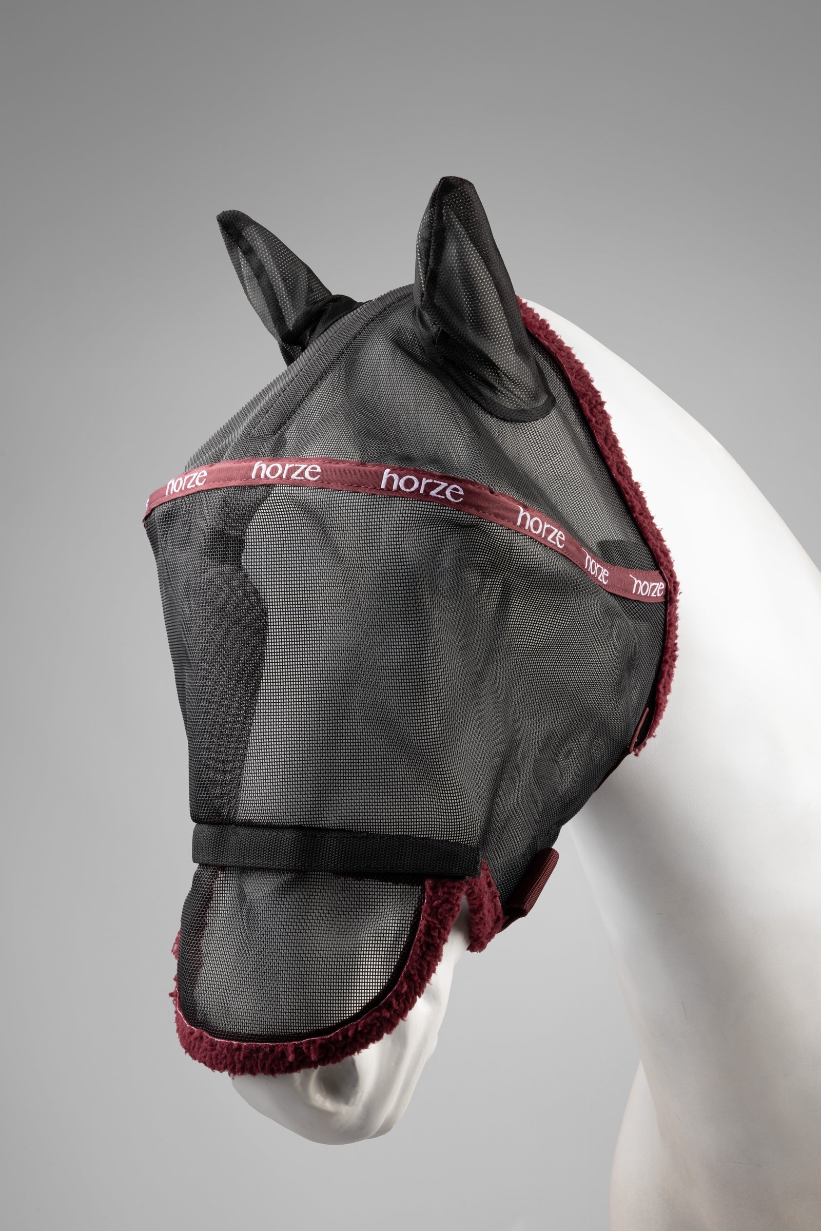 Horze Maska na mouchy s drátěným rámem Antifly Protection for Horses