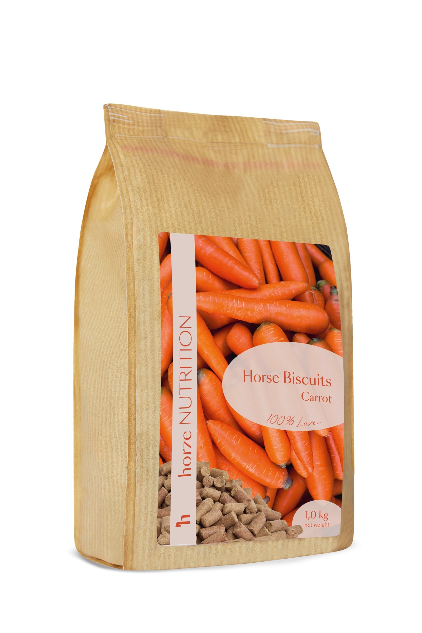 Horze Sušenky Mrkev, zachází 1kg Horse Feed & Nutrition