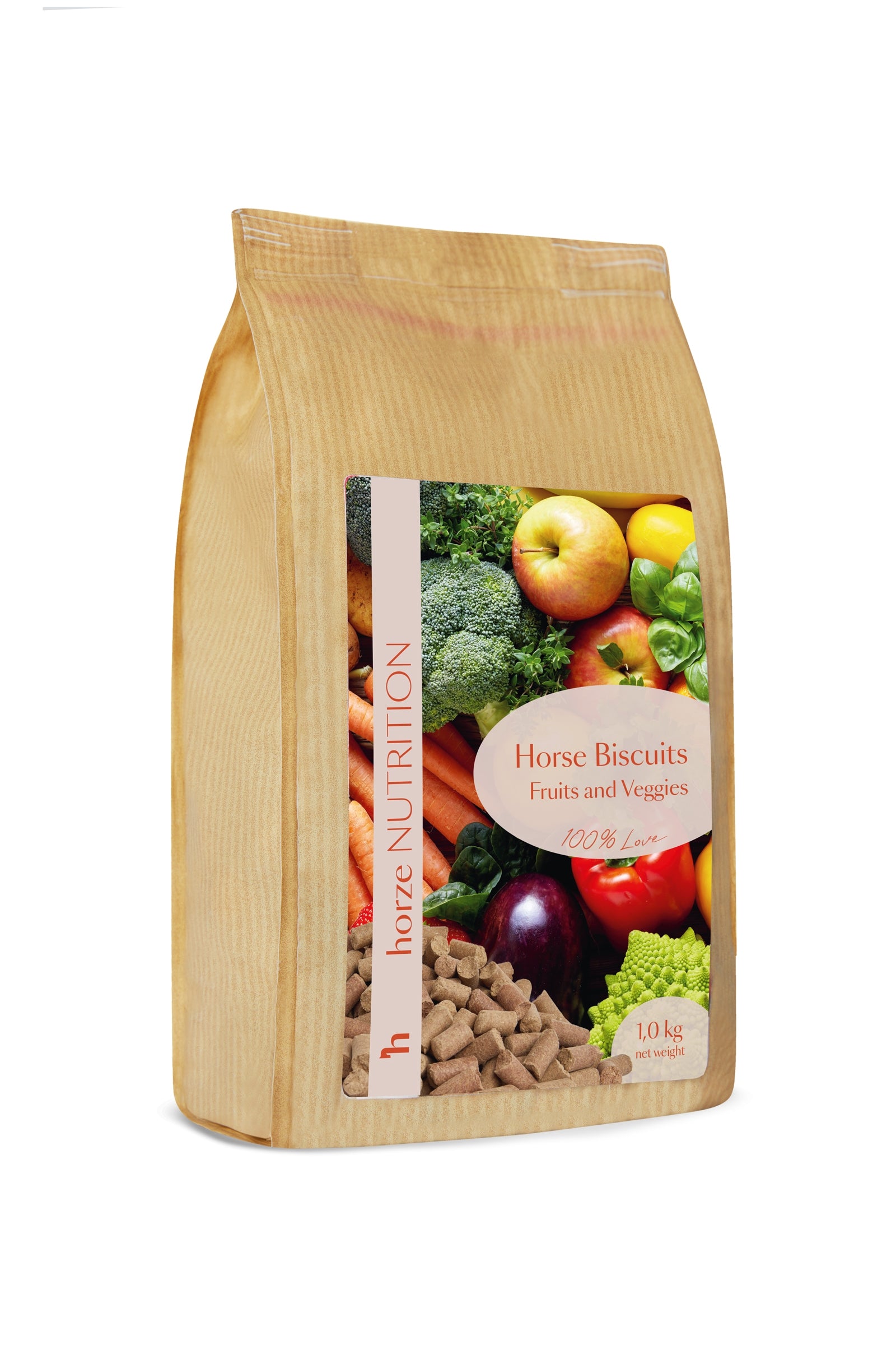 Horze Sušenky Ovoce a zelenina, pamlsky 1kg Horse Feed & Nutrition