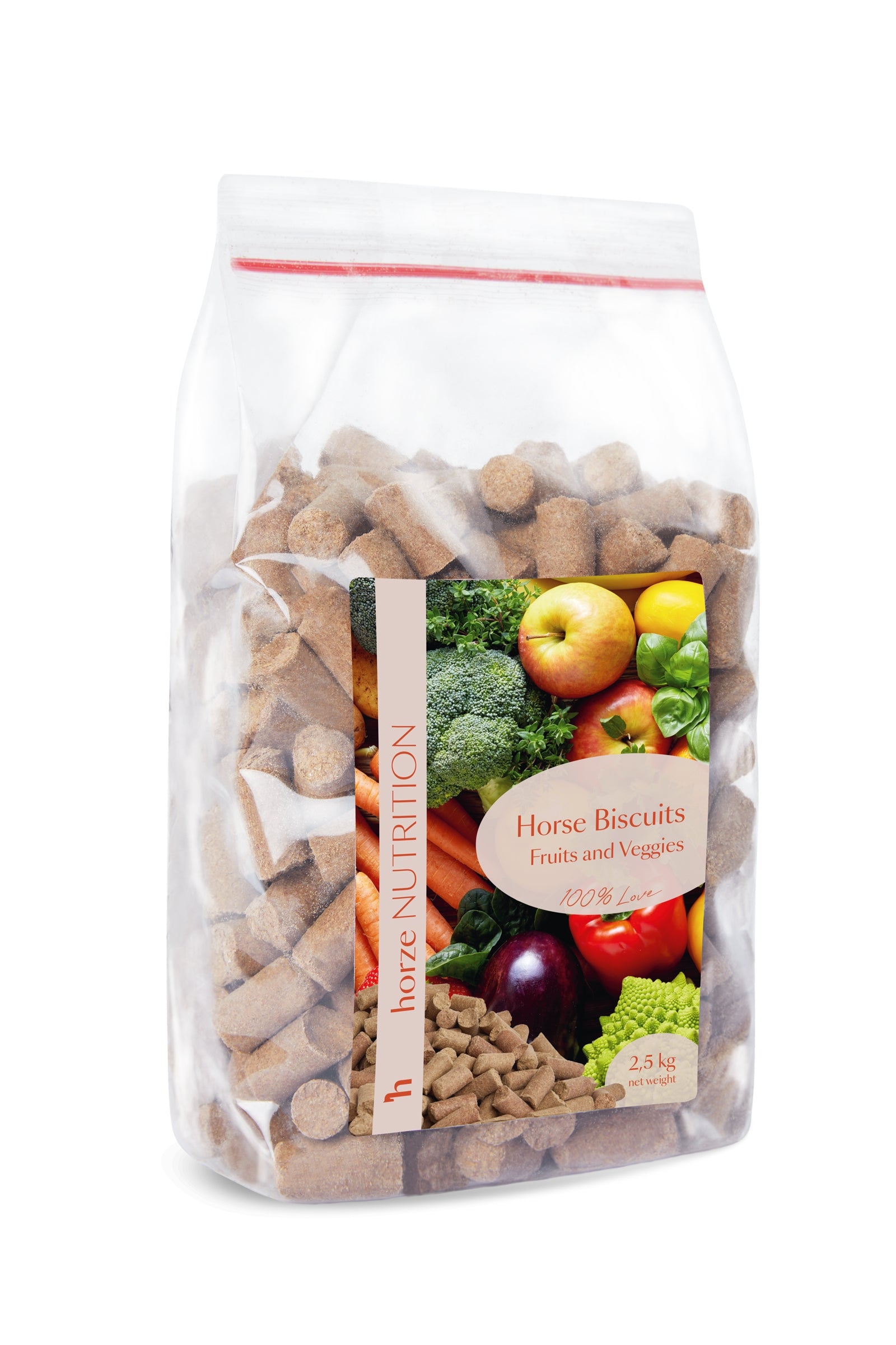 Horze Sušenky Ovoce a zelenina, pamlsky 2,5 kg Horse Feed & Nutrition