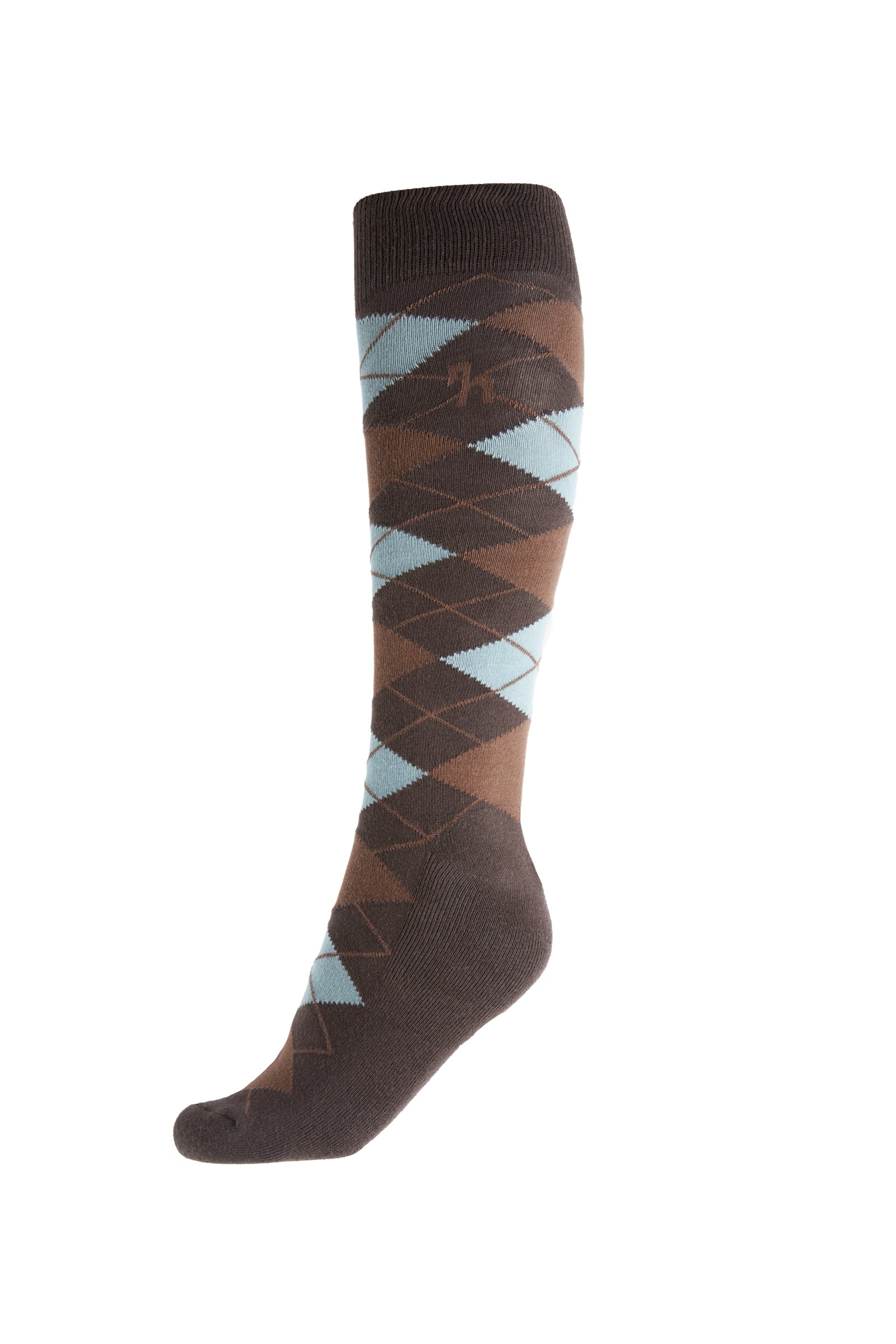 Horze Alana kostkované zimní jezdecké ponožky Socks