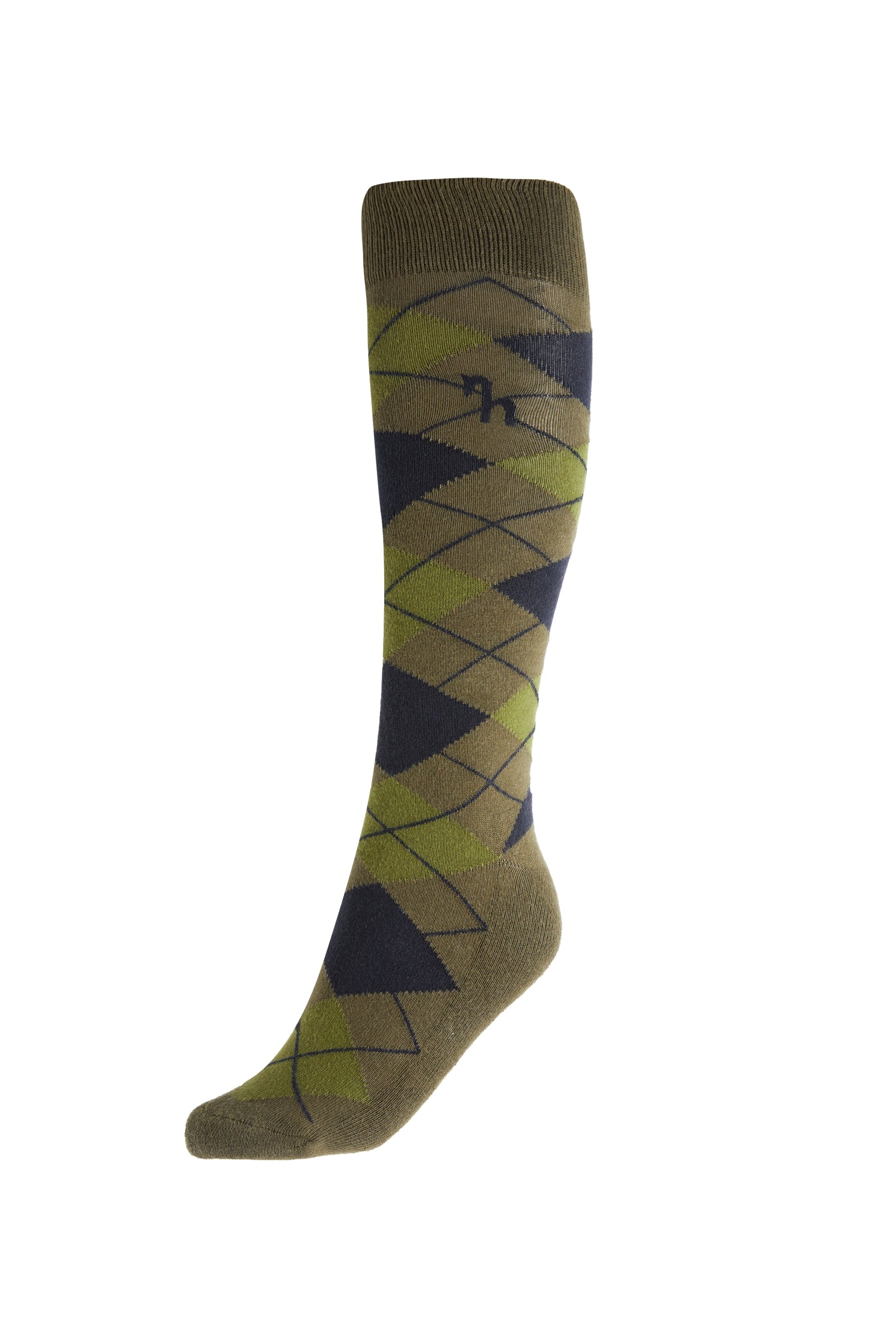 Horze Alana kostkované zimní jezdecké ponožky Socks