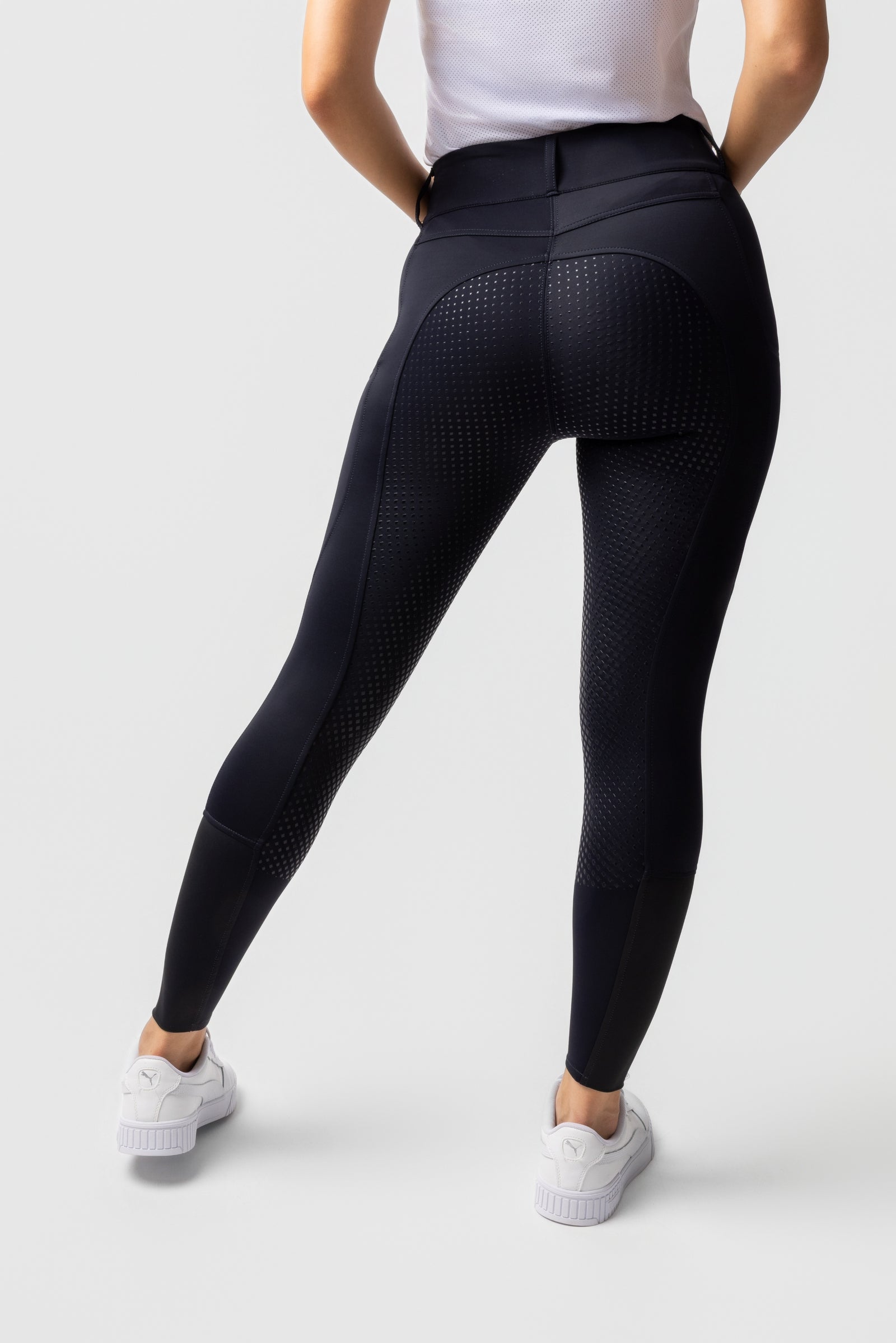 Horze Evelyn dámské plné sedlo jezdecké kalhoty UPF 50+ Womens Breeches