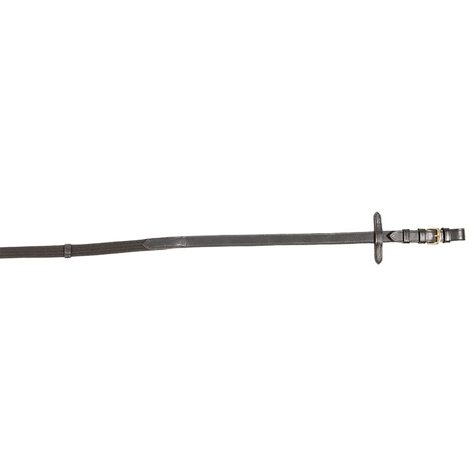 Kavalkade Gold Rubberised Reins With 5 Stops, 16 mm Bridles & Reins