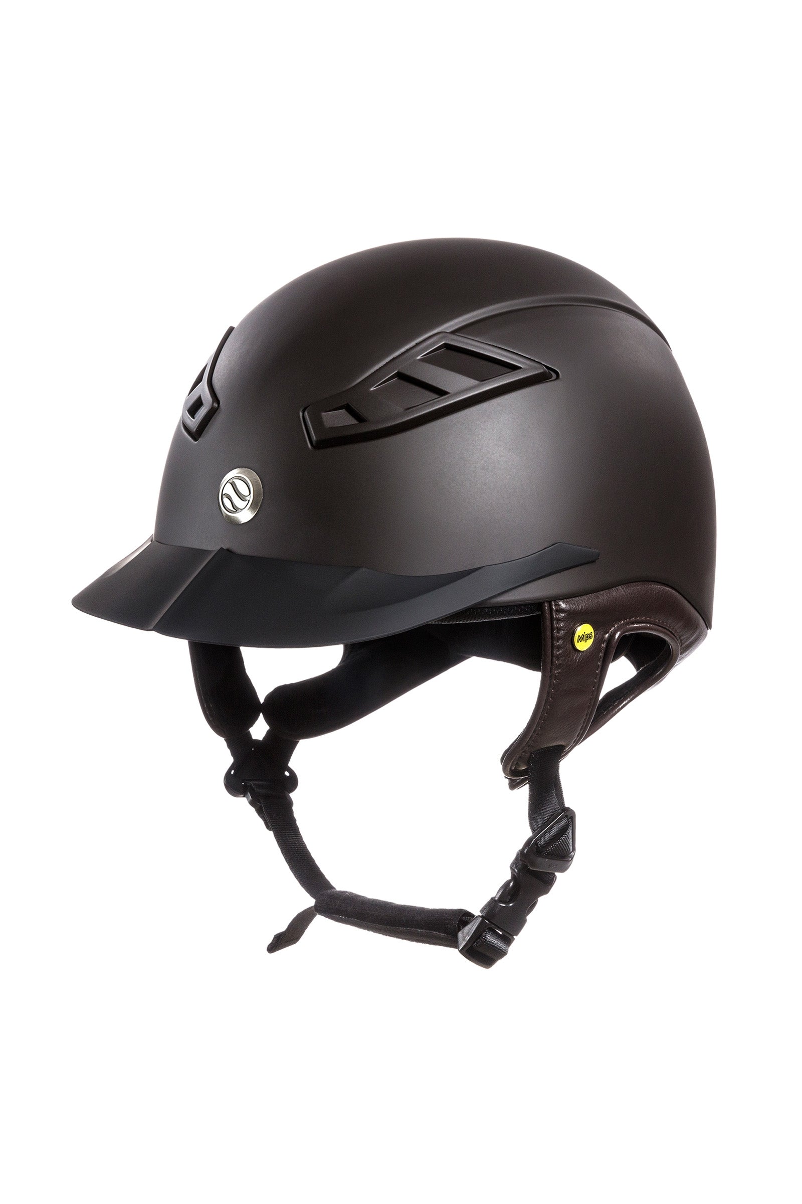 Back on Track EQ3 MIPS Lynx Smooth Top Riding Helmet Safety Equipment