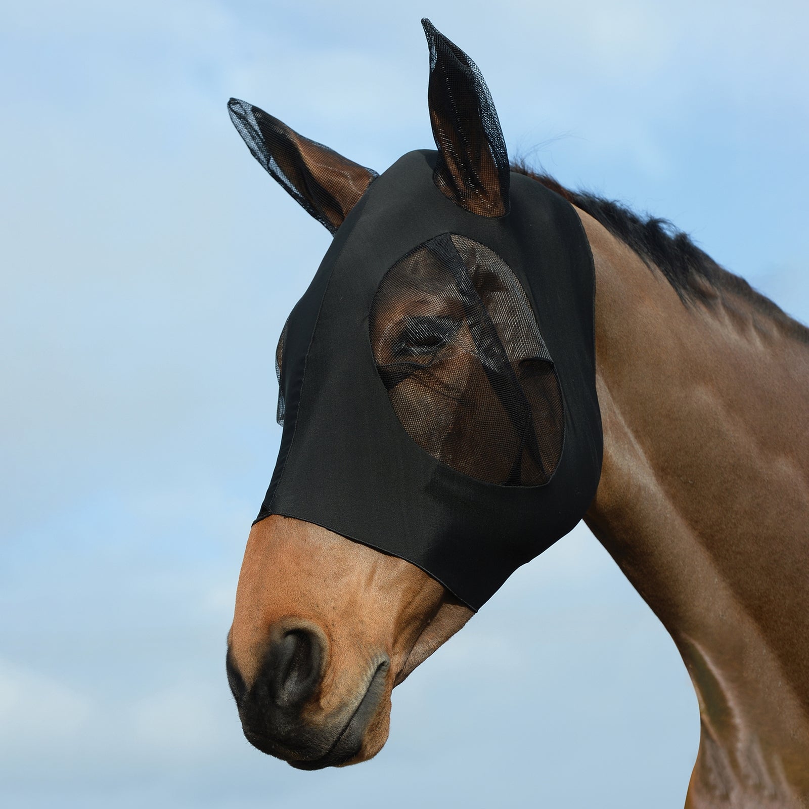 Weatherbeeta Stretch Bug maska proti mouchám s ušima Antifly Protection for Horses