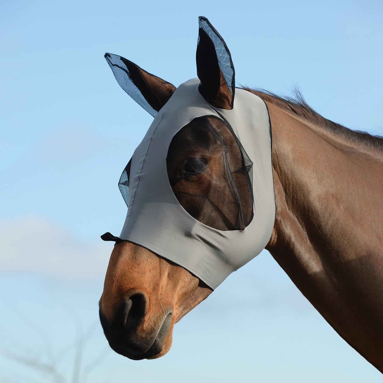 Weatherbeeta Stretch Bug maska proti mouchám s ušima Antifly Protection for Horses