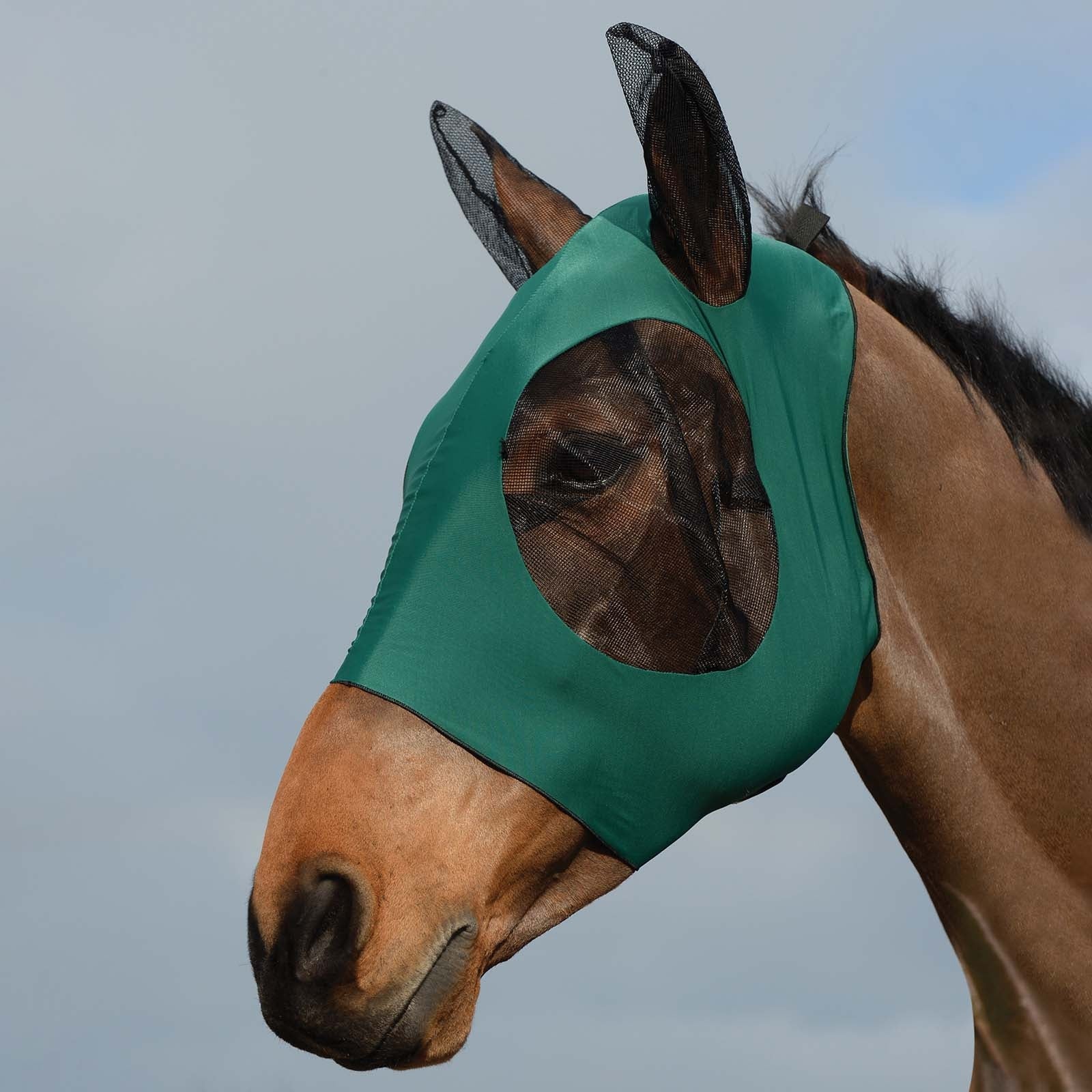 Weatherbeeta Stretch Bug maska proti mouchám s ušima Antifly Protection for Horses