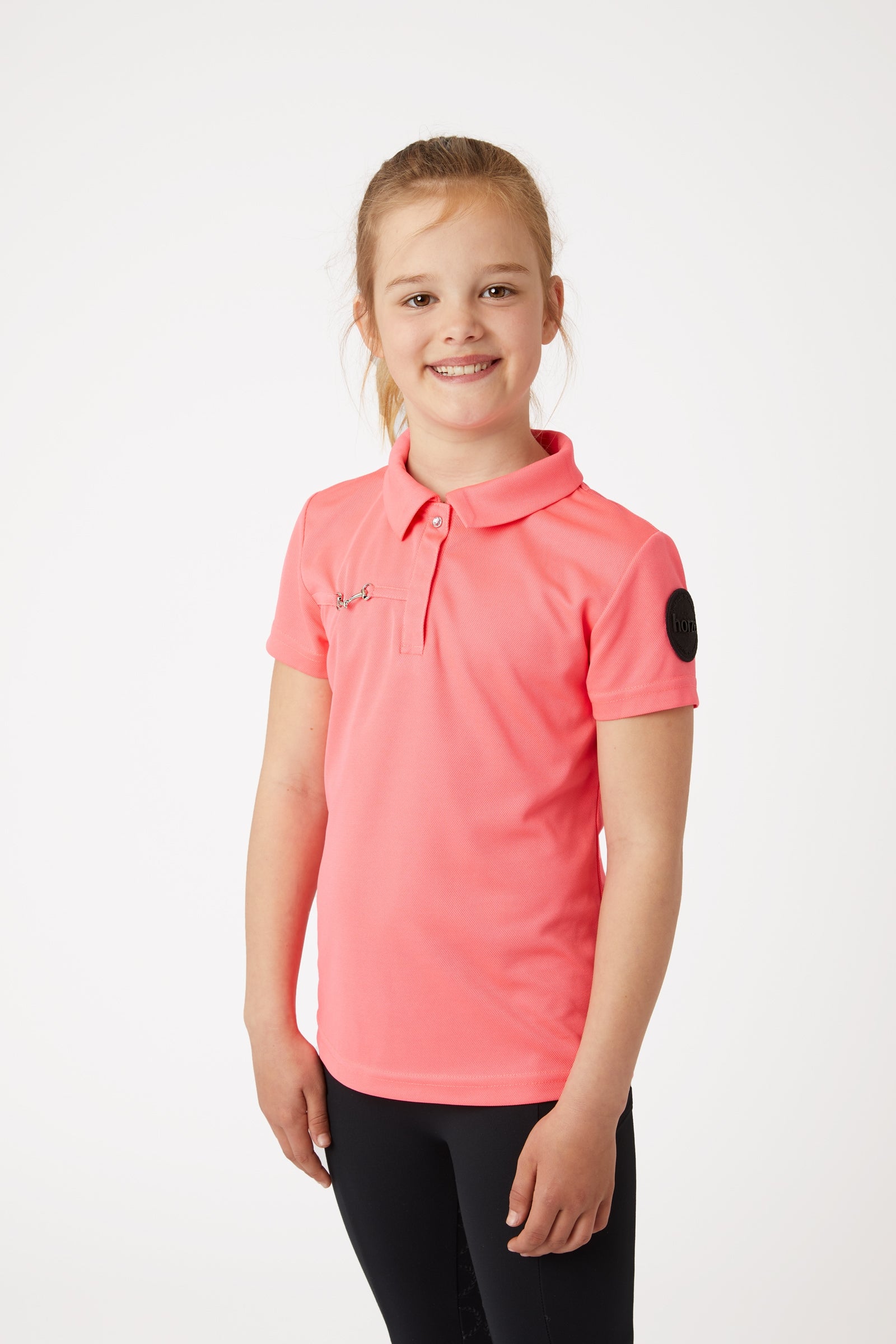 Horze Young Rider Denise Funkční polokošile s krátkým rukávem Kids Apparel