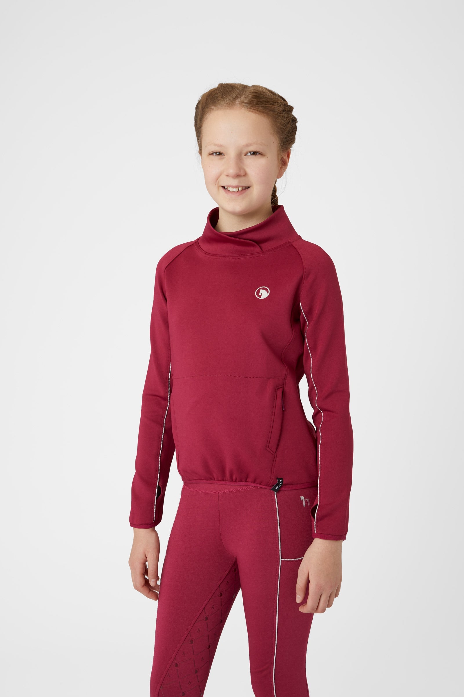 Horze Dětská funkční mikina Ella Kids Apparel