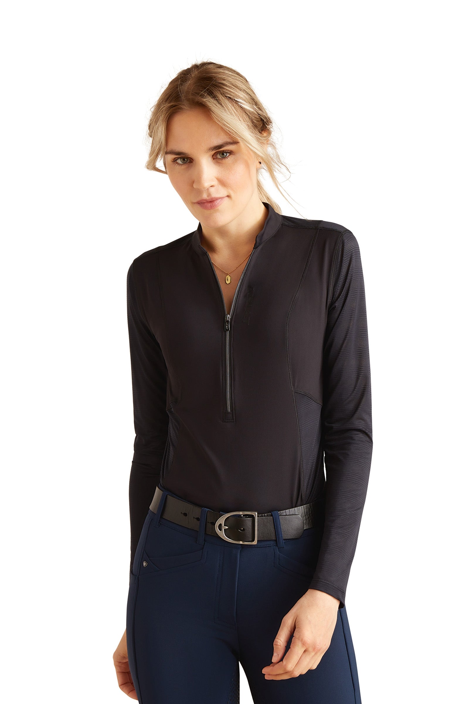Ariat Breathe dámské funkční tričko s dlouhým rukávem a 1/4 zipem Women’s Riding Clothing