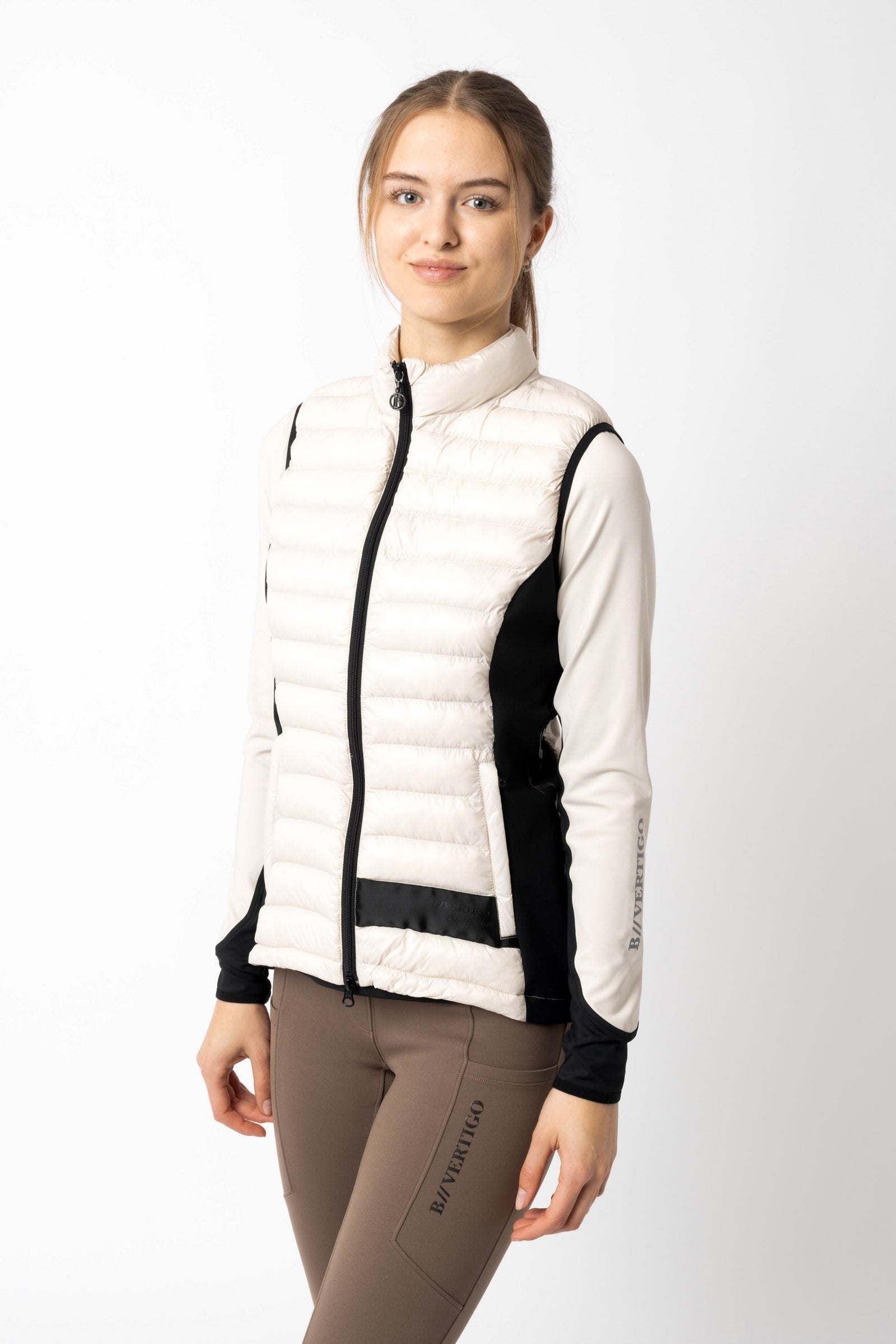 B Vertigo Sia dámská ultralehká polstrovaná jezdecká vesta Women’s Riding Clothing