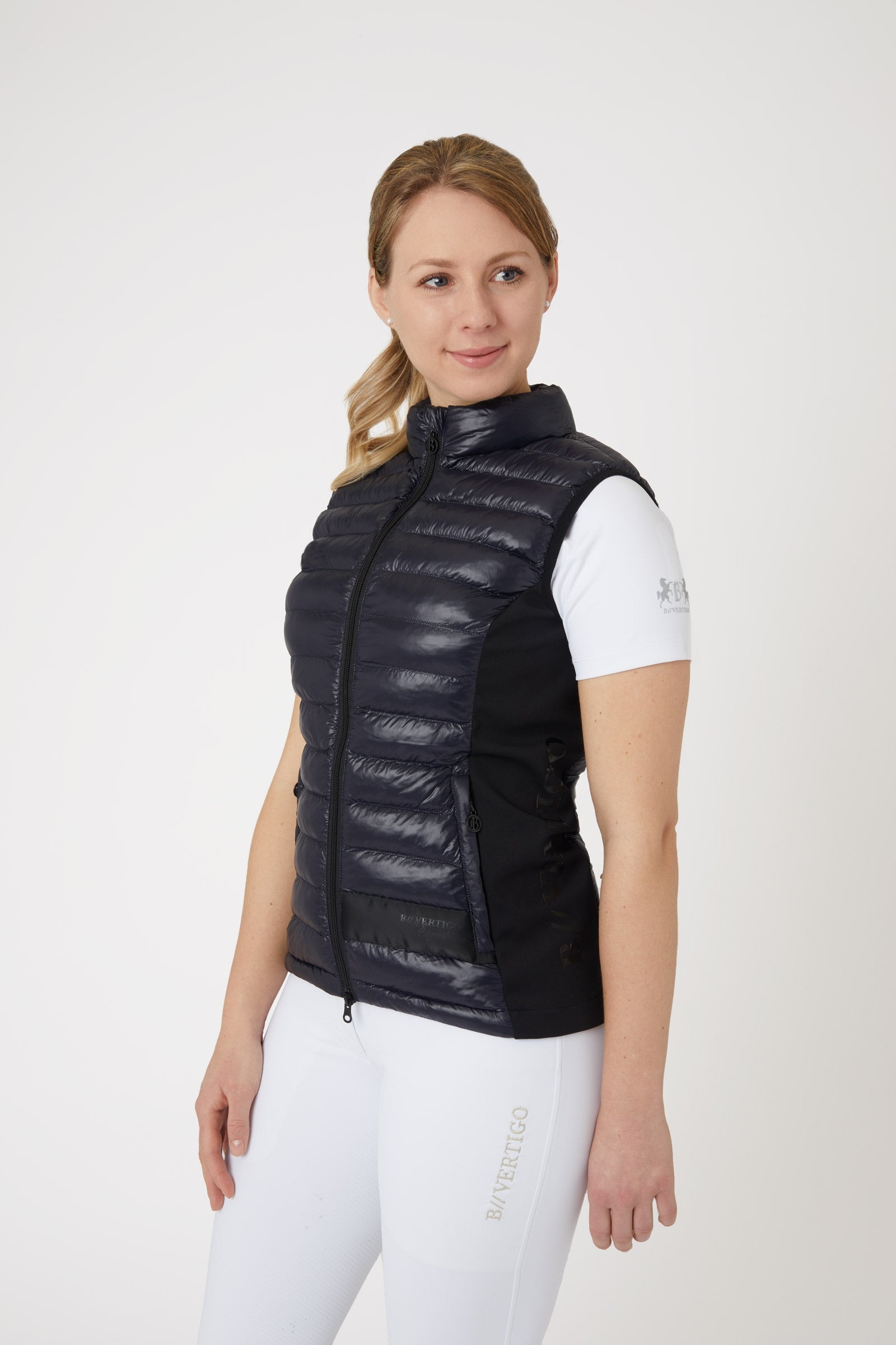 B Vertigo Sia dámská ultralehká polstrovaná jezdecká vesta Women’s Riding Clothing
