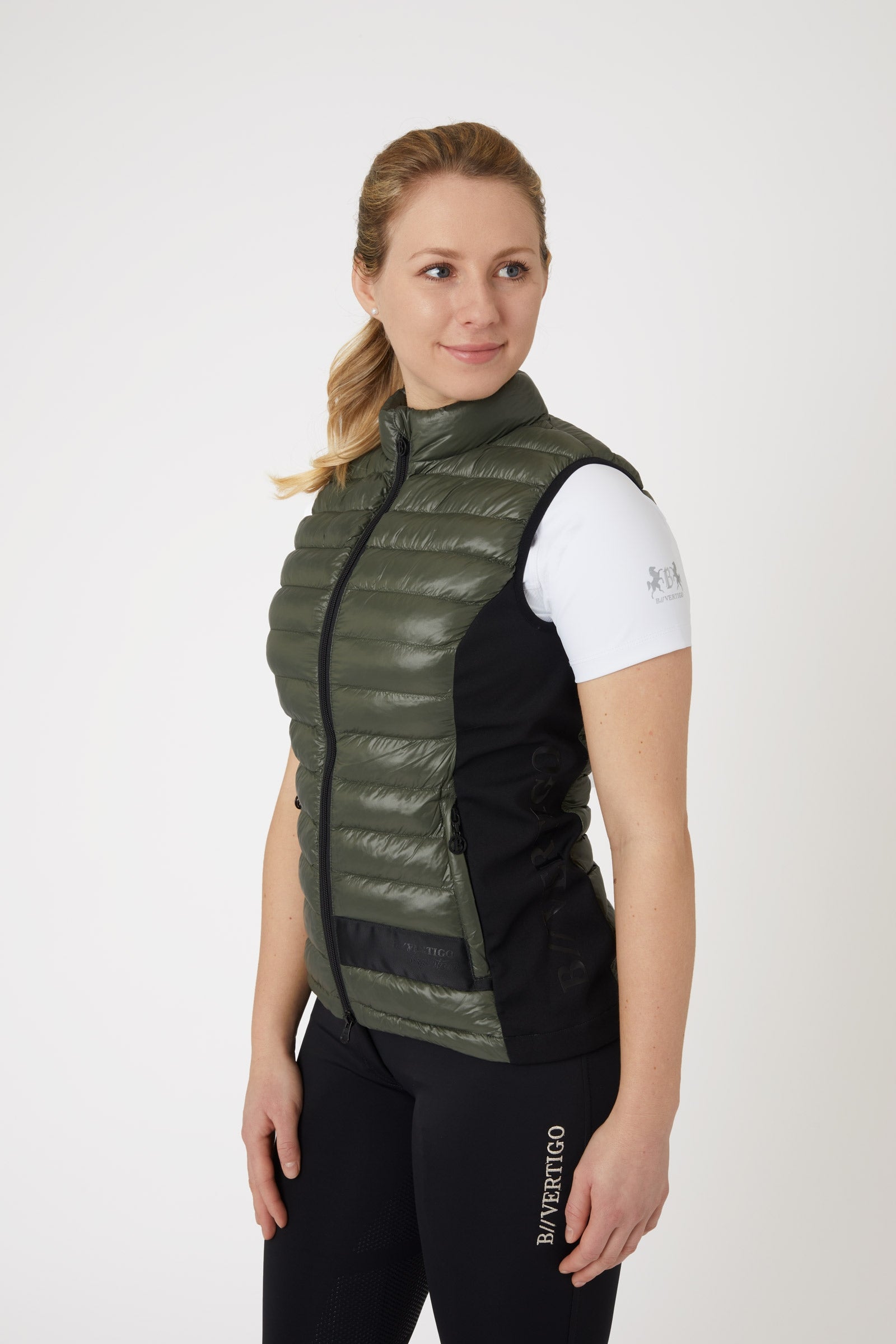 B Vertigo Sia dámská ultralehká polstrovaná jezdecká vesta Women’s Riding Clothing