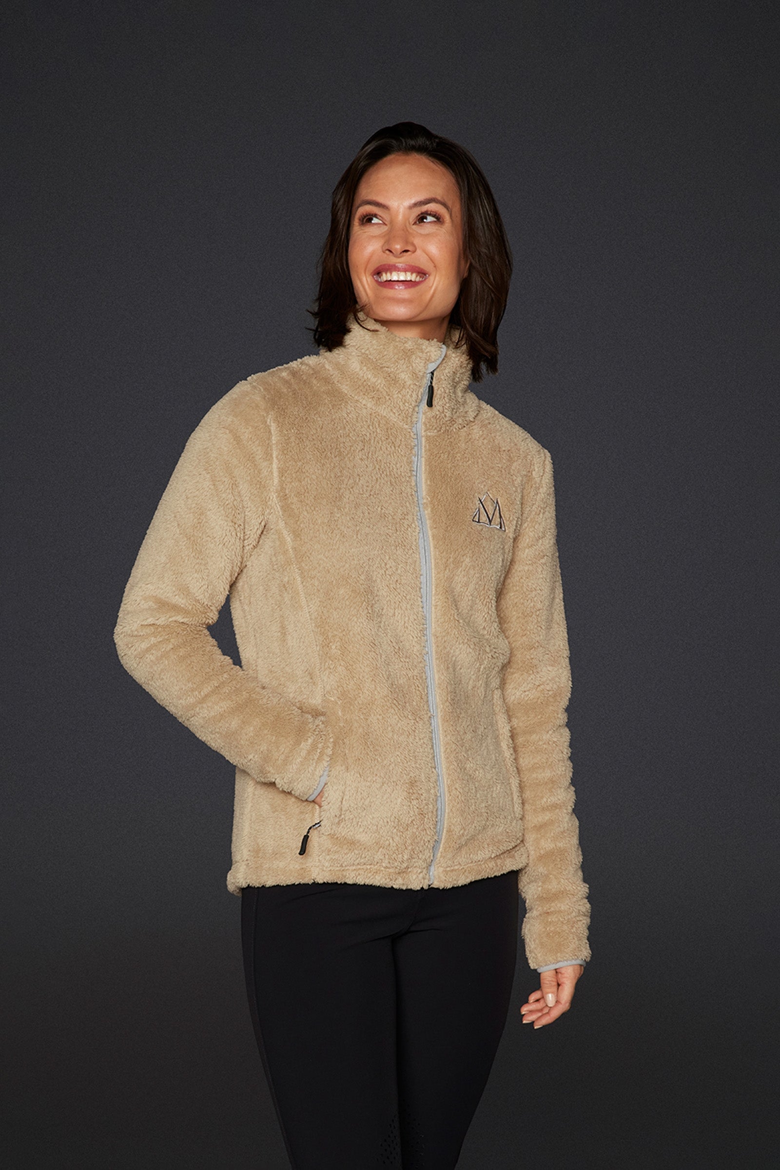 Mountain Horse Fuzzy Women's Fleece Jacket Women’s Riding Clothing