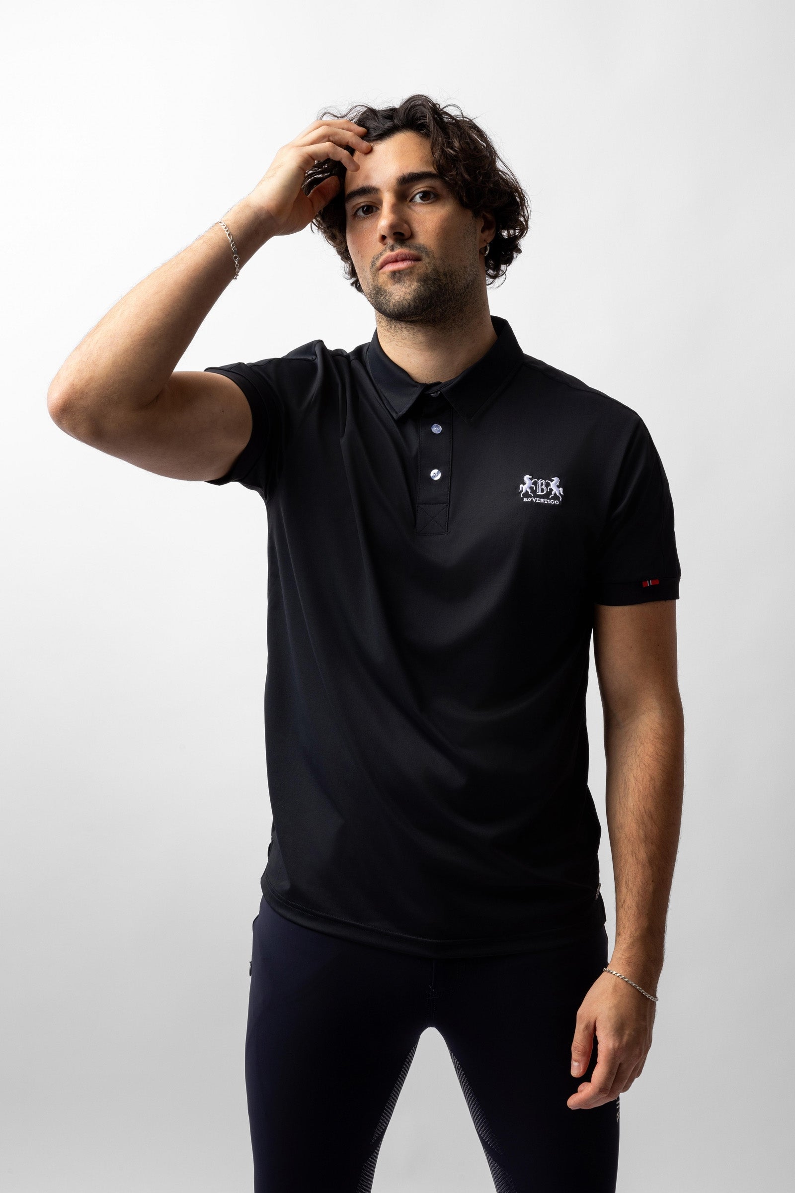 B Vertigo Pánská funkční polokošile Flynn Mens Riding Clothing