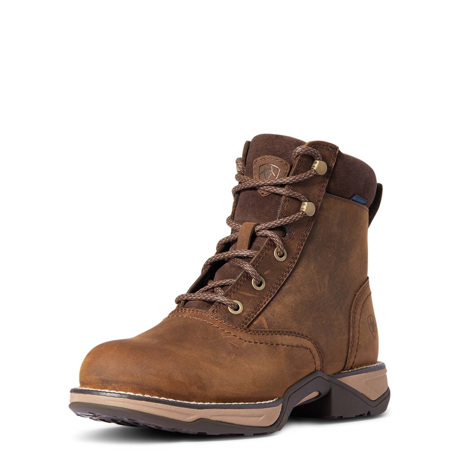 Ariat Anthem H2O dámské voděodolné šněrovací boty s kulatou špičkou Riding Boots & Riding Shoes