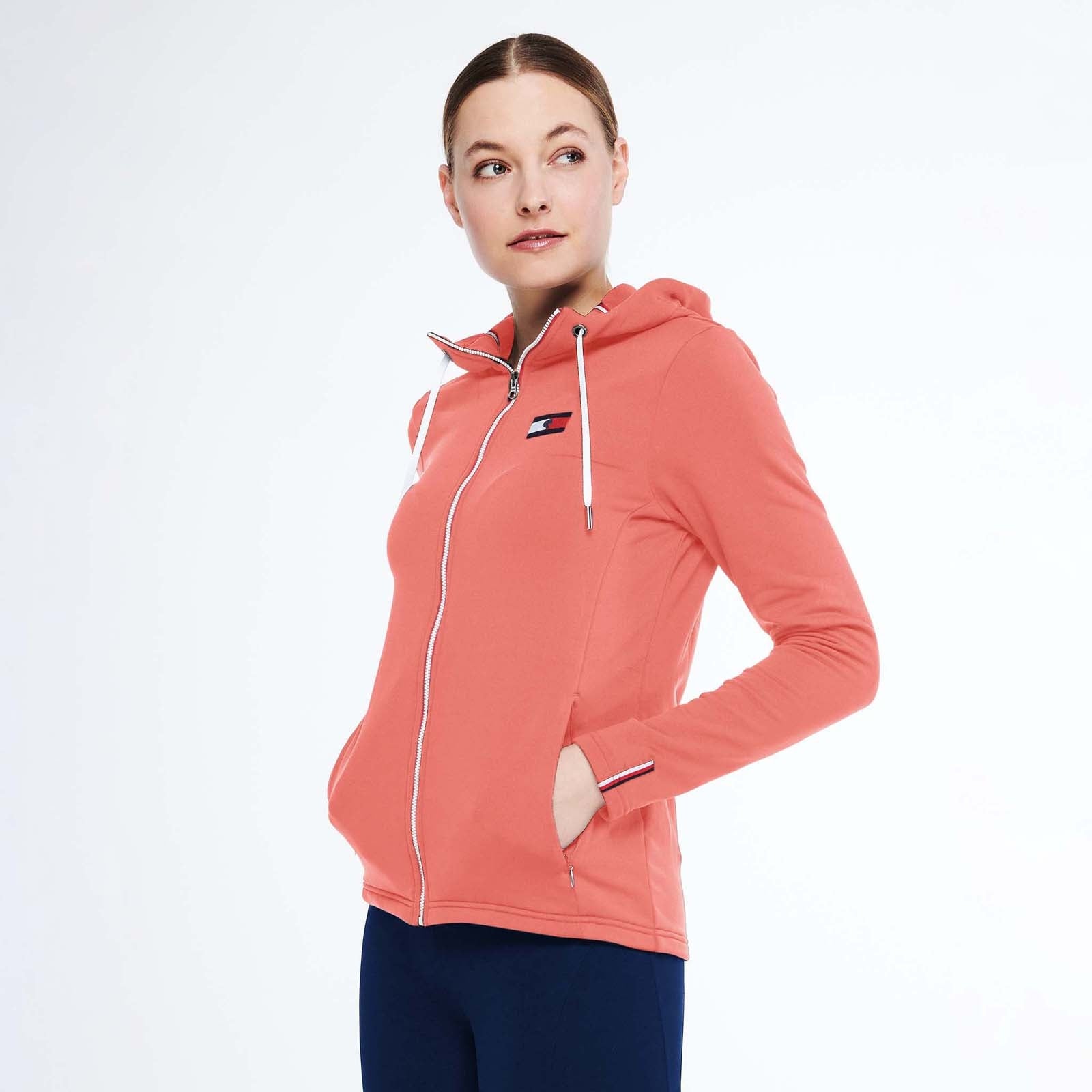 Tommy Hilfiger Equestrian výkonnostní tréninková bunda jednobarevná Women’s Riding Clothing
