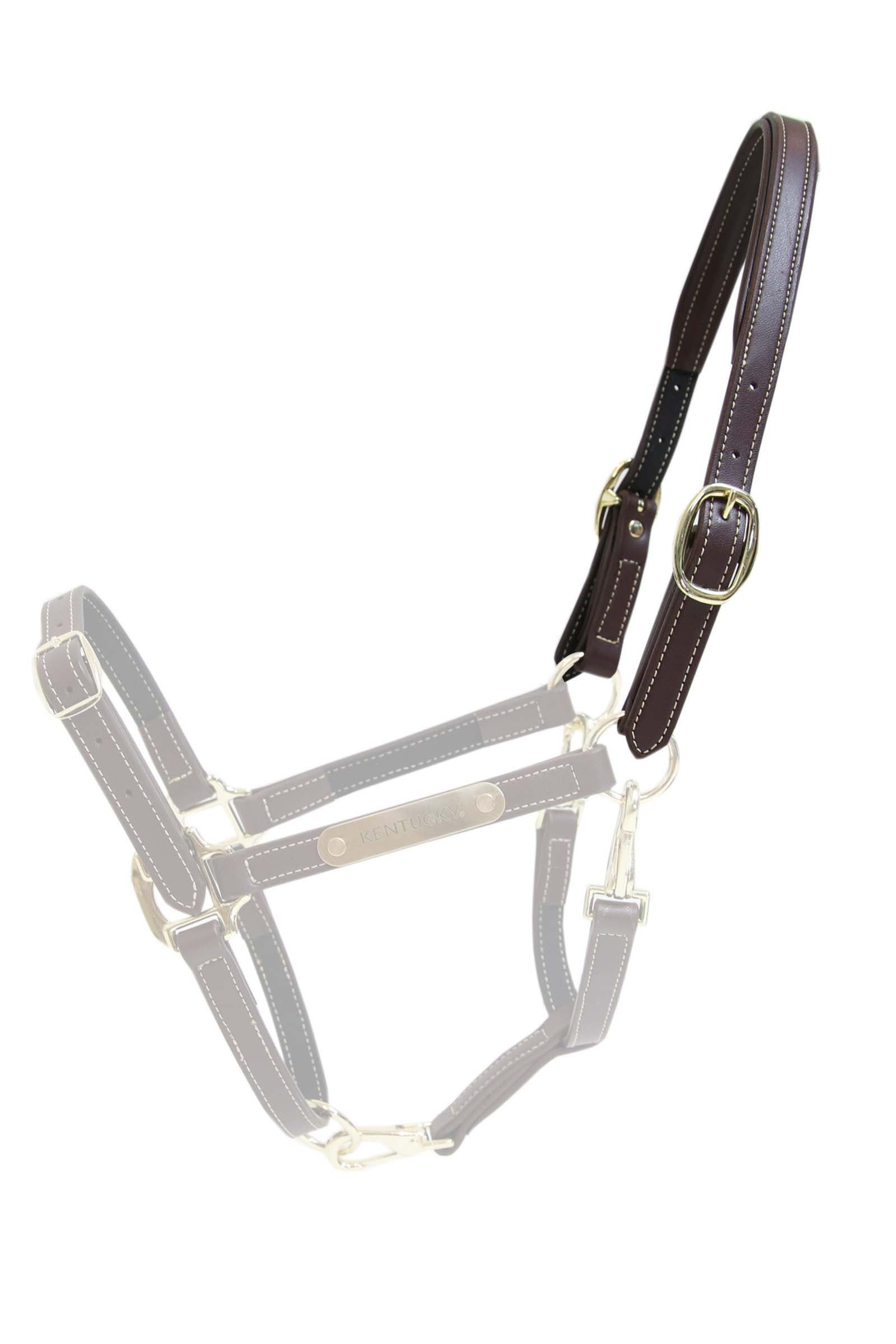 Kentucky Horsewear Flexible Leather Halter Neck Piece Halters & Leads