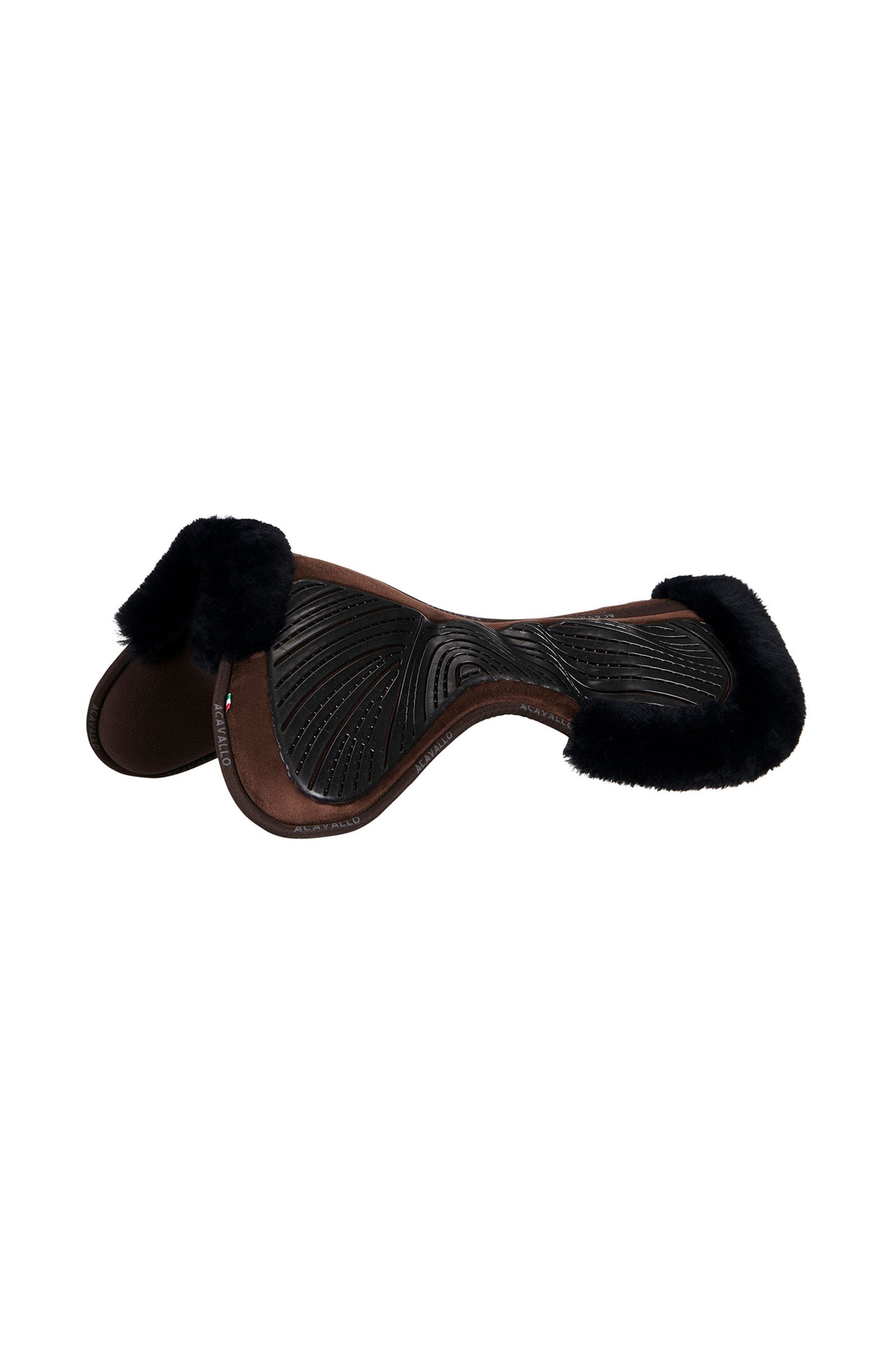 Acavallo Close Contact Gel & Memory Foam Half Pad with Sheepskin Saddle Pads