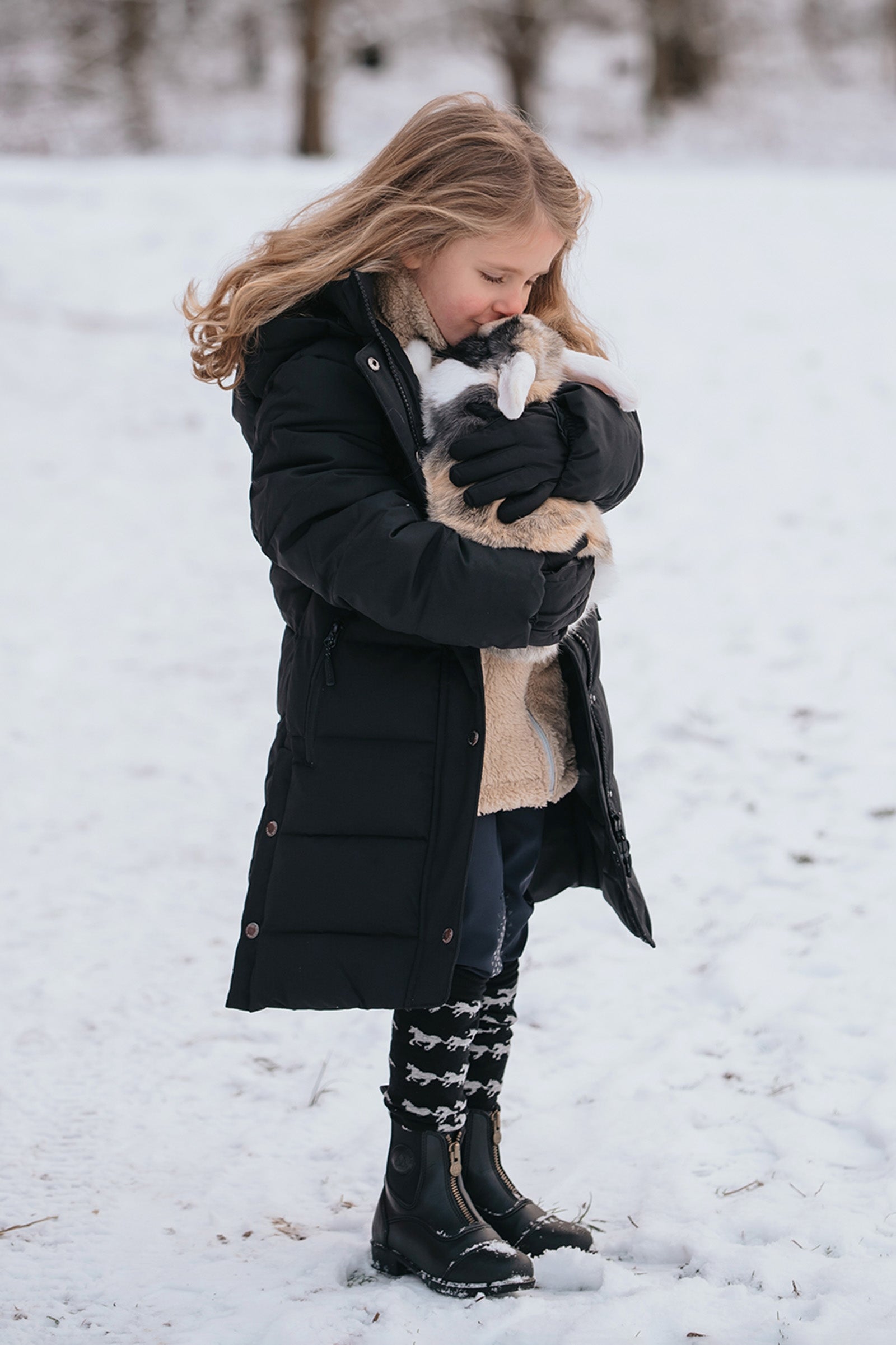 Mountain Horse Irma dlouhý prošívaný kabát pro děti Kids Apparel