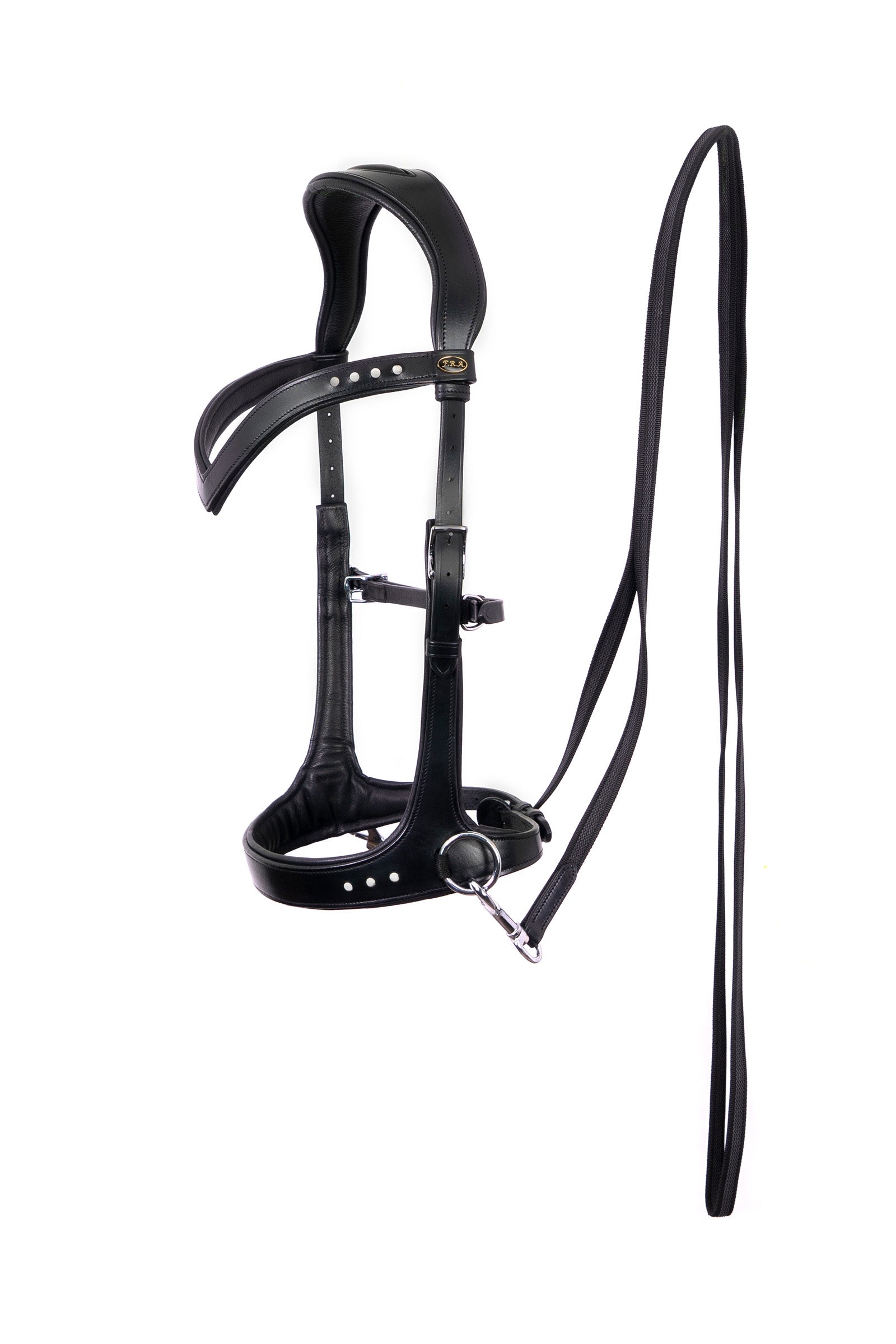 F.R.A. Freedom Riding Articles Glory Sidepull s otěžemi (Sistema 3), černá Bridles & Reins