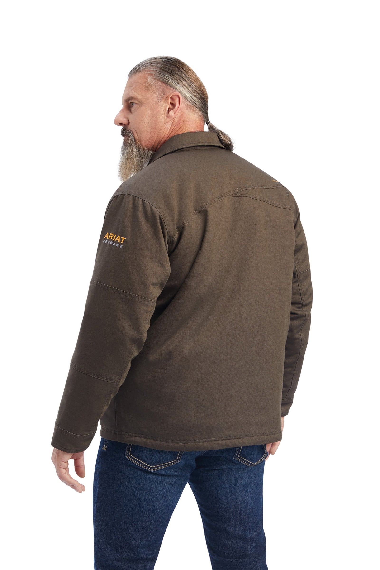Ariat Rebar DuraCanvas Sherpa-Lined Coat Mens Riding Clothing
