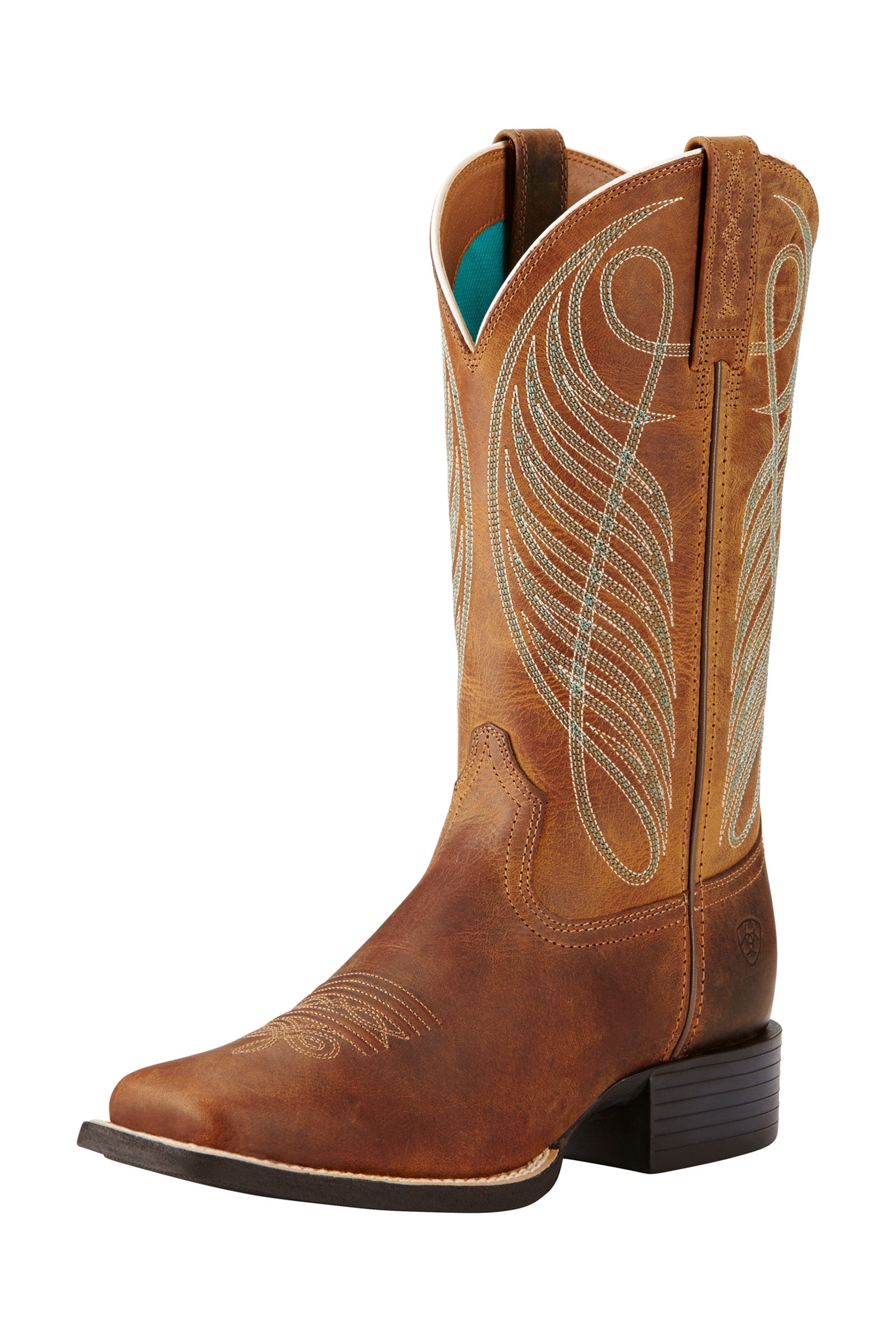 Ariat Round Up Wide Square Toe dámské westernové boty Riding Boots & Riding Shoes