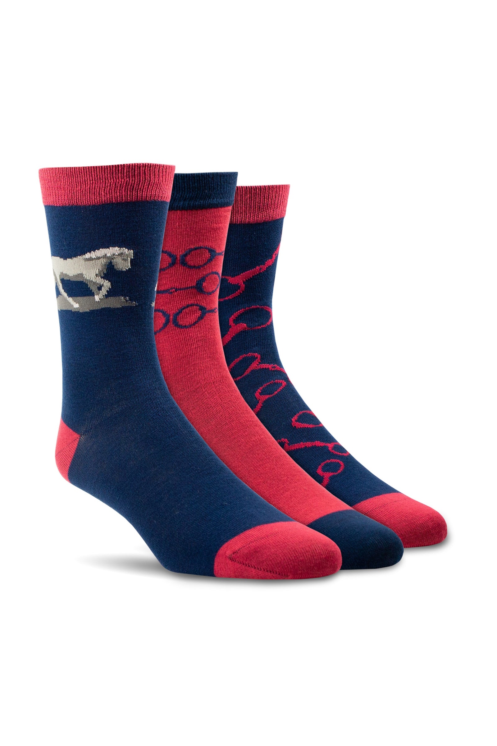 Ariat Dámské ponožky Charm Crew (sada 3 ks) Socks