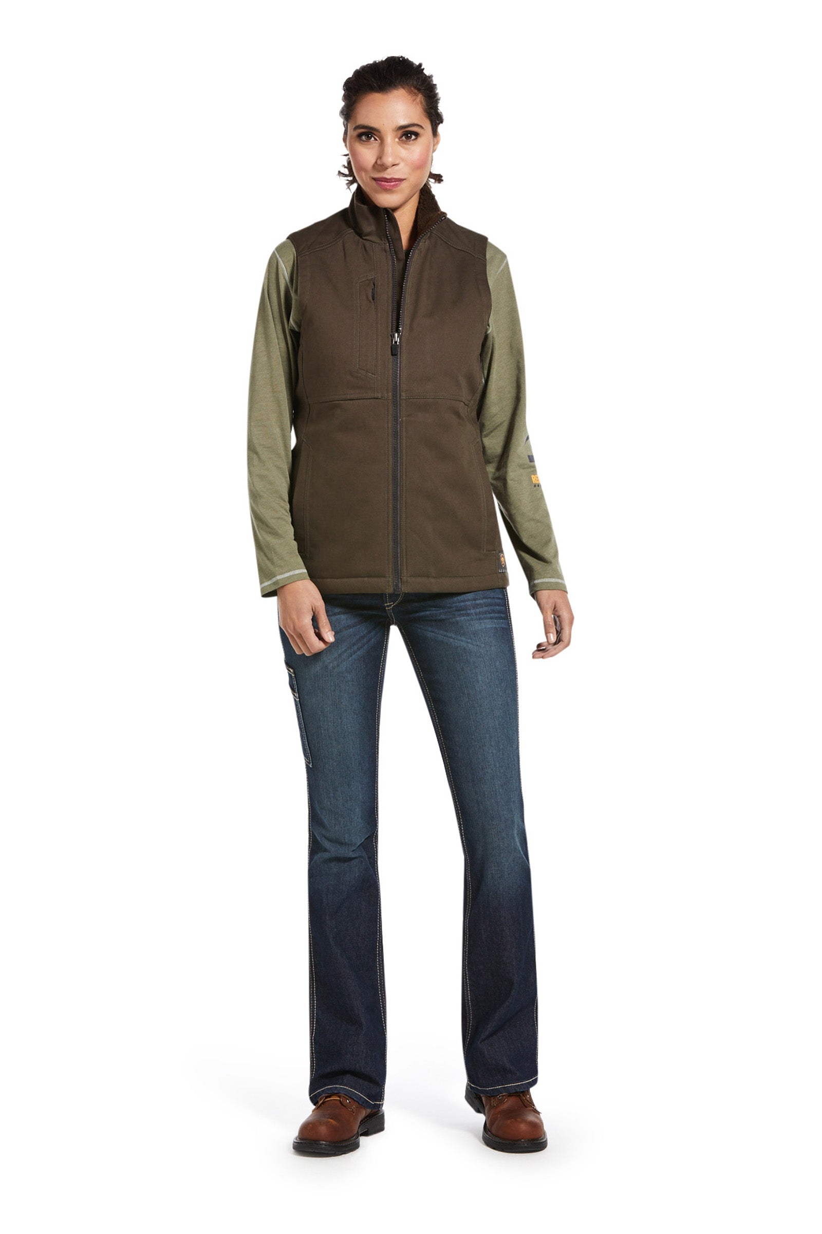 Ariat Dámská zateplená vesta Rebar Duracanvas Women’s Riding Clothing