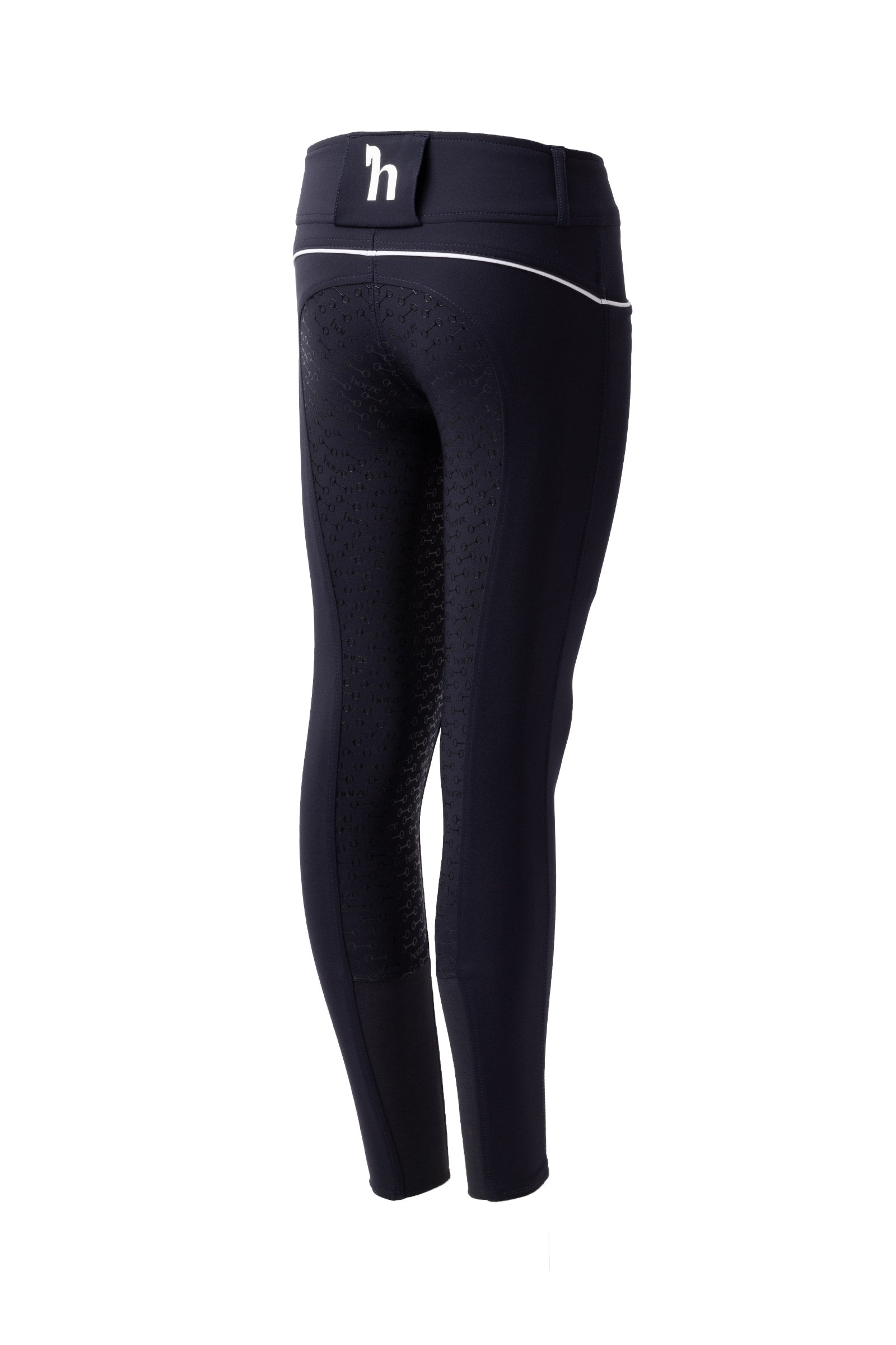 Horze Dětské kalhotky Aubrey s vysokým pasem se silikonovým celosedem Kids Apparel
