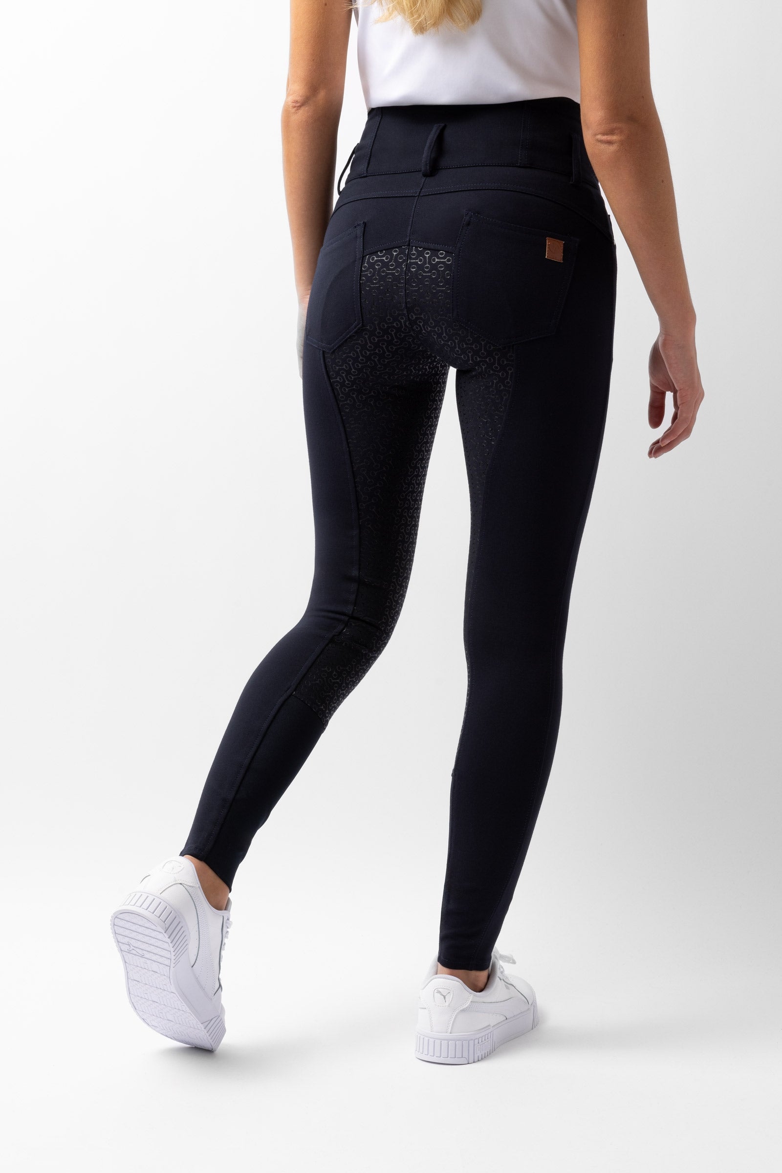 Horze Dámské rajtky Tara s plným sedem a vysokým pasem Womens Breeches