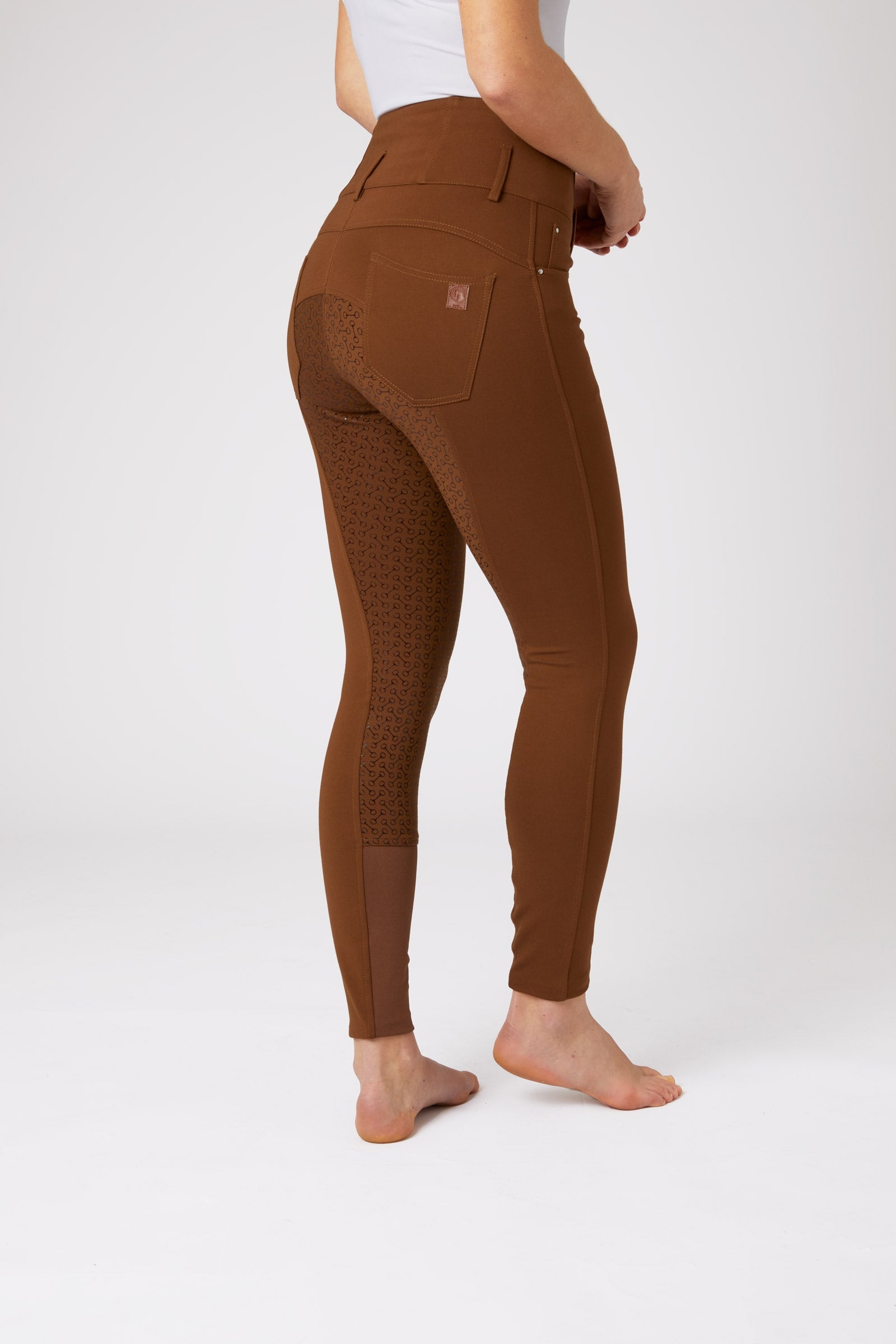 Horze Dámské rajtky Tara s plným sedem a vysokým pasem Womens Breeches
