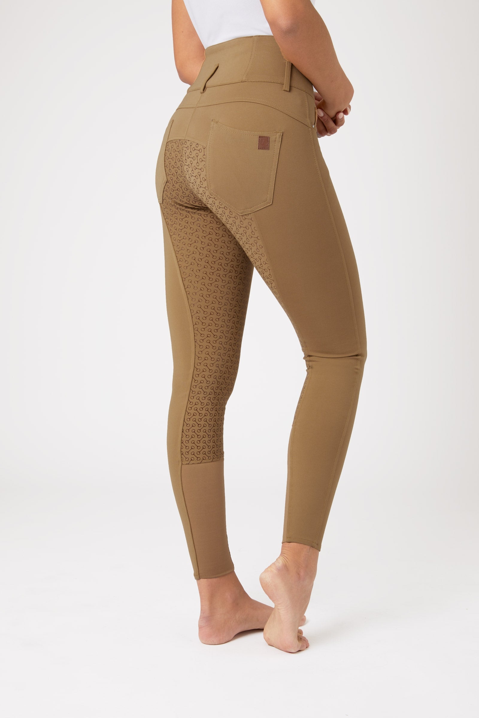 Horze Dámské rajtky Tara s plným sedem a vysokým pasem Womens Breeches