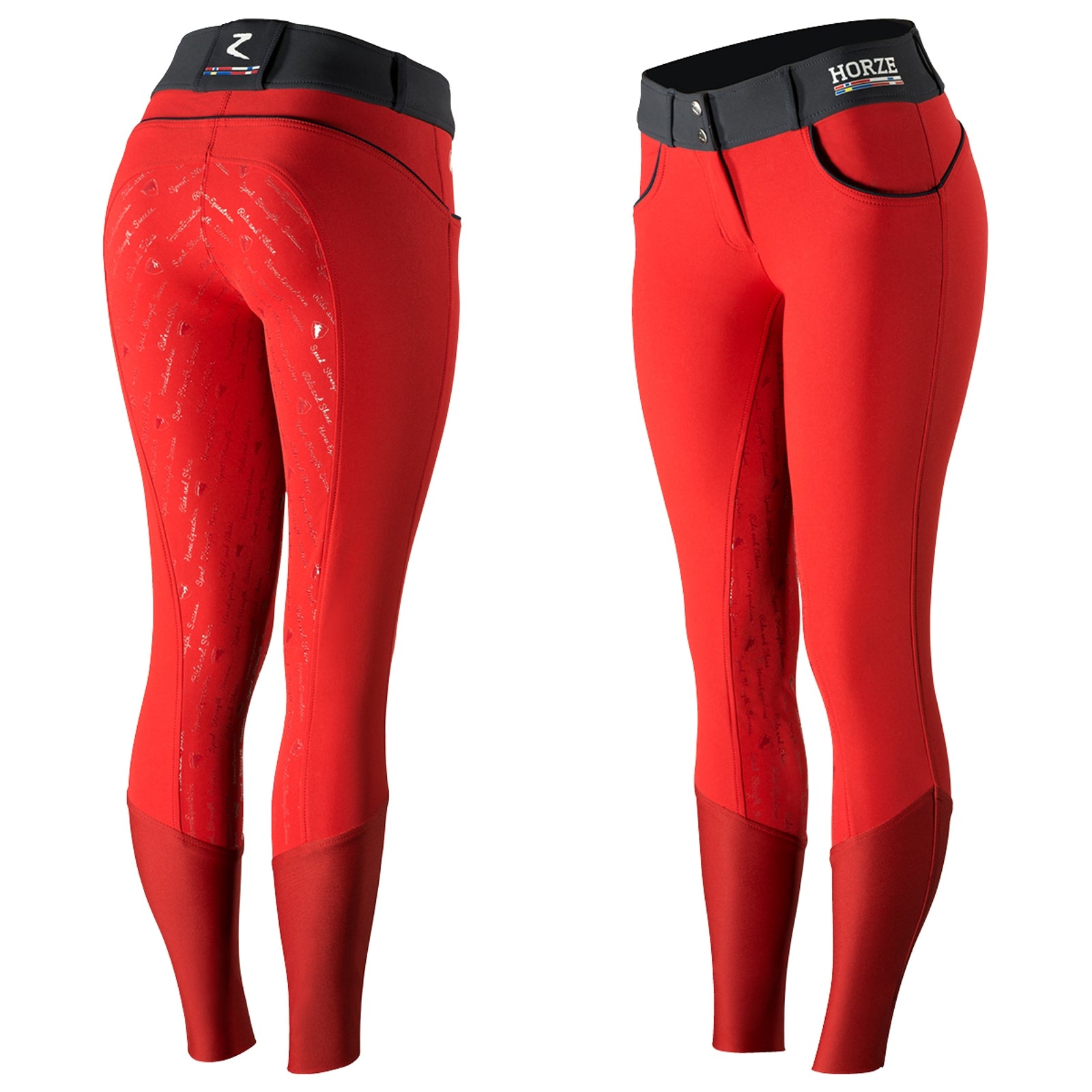 Horze Nordic Performance dámské jezdecké kalhoty s celogripem ze silikonu, UPF 50+ Womens Breeches