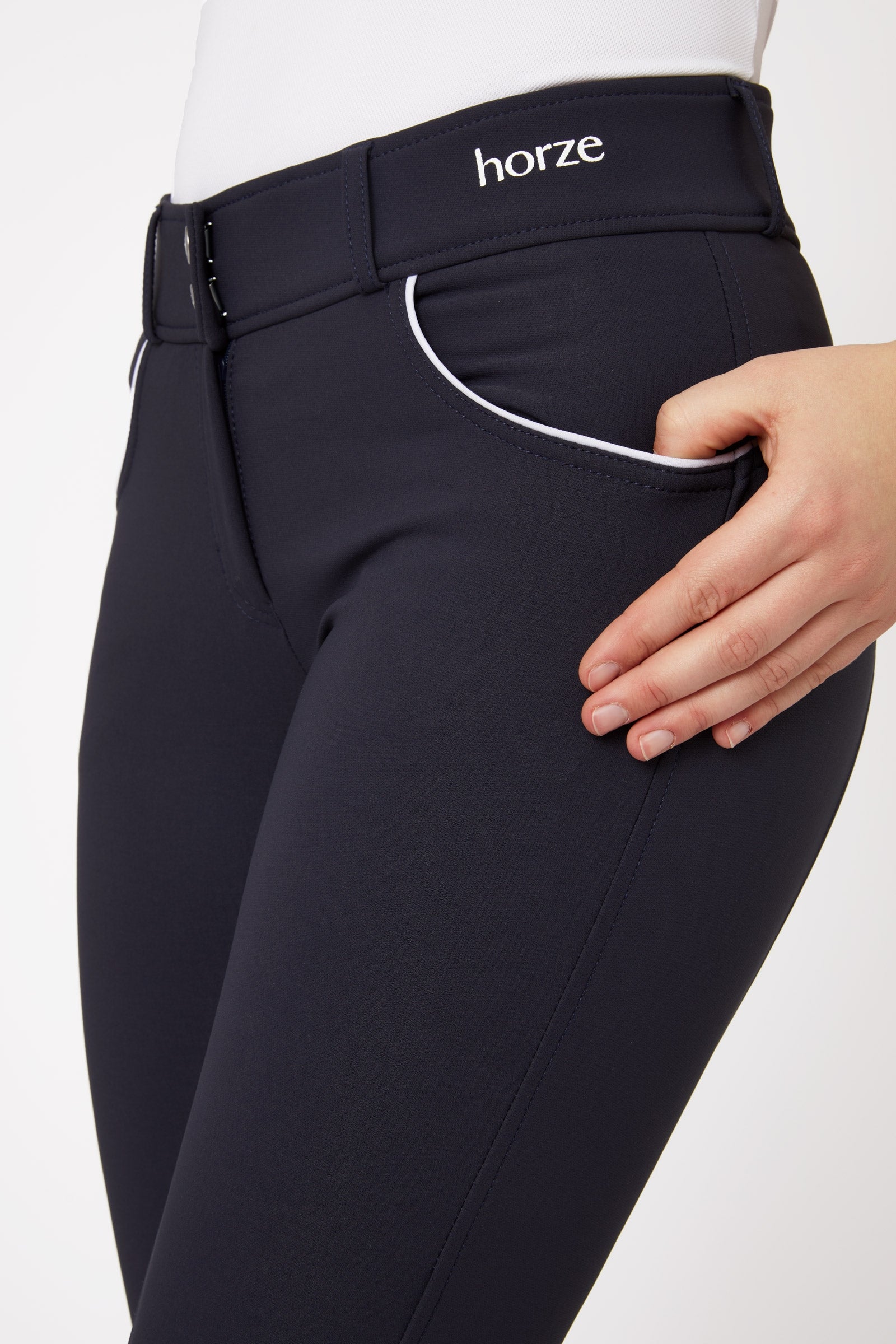 Horze Nordic Performance Women's Silicone Full Seat Breeches UPF 50+ Womens Breeches