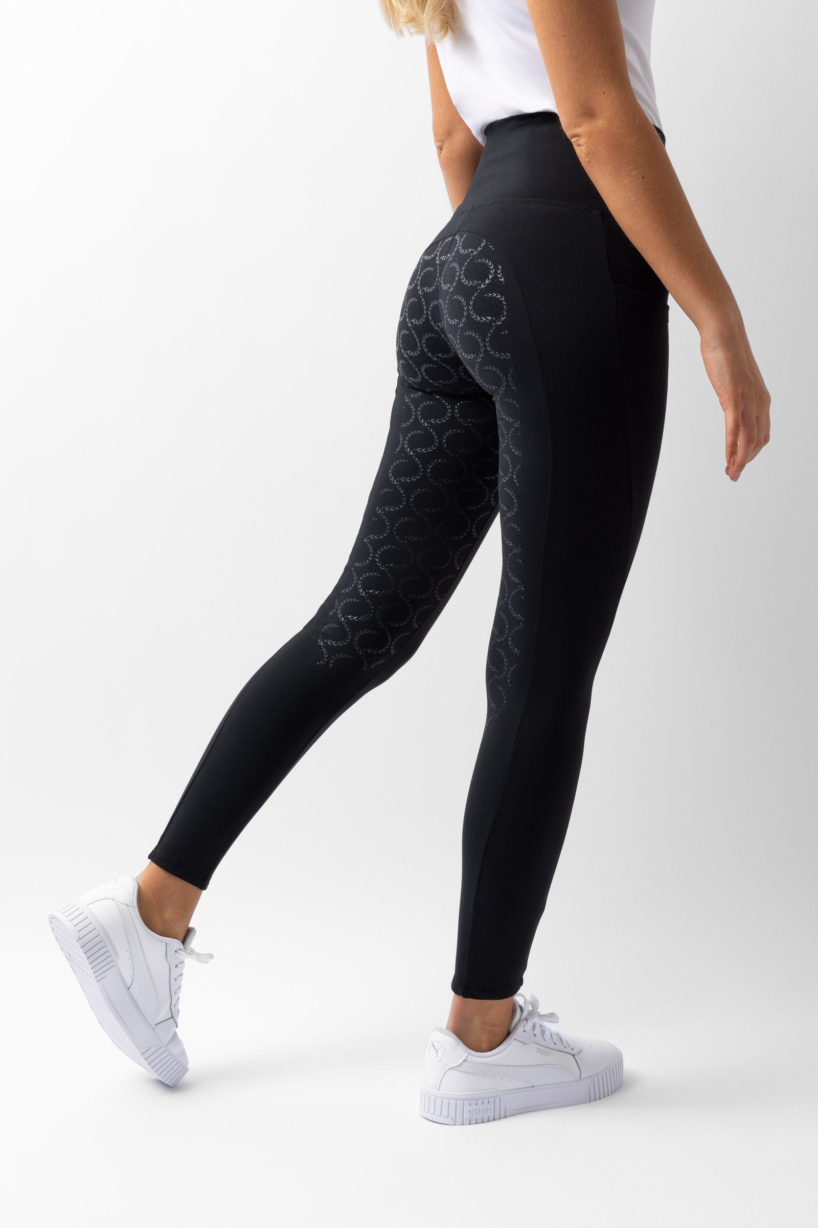 Horze Gillian Dámské celosedové kompresní punčochy Womens Breeches