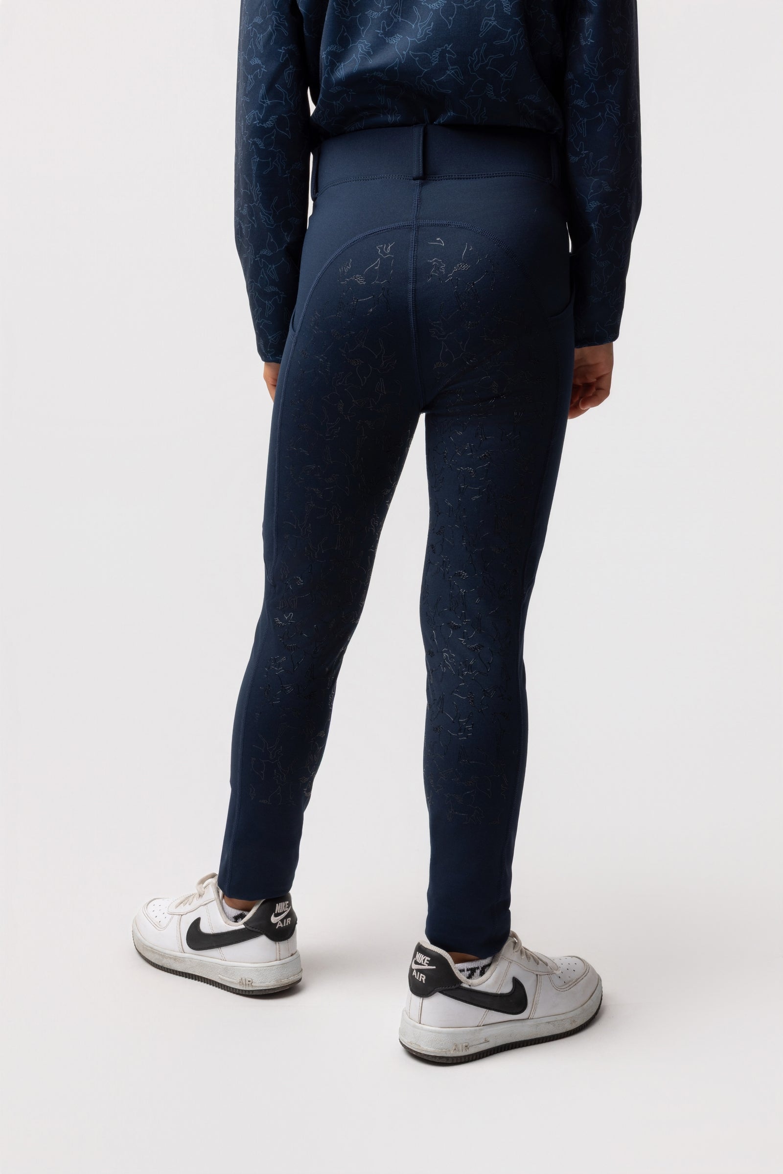 Horze Dea dětské termo kalhoty s plným sedem Kids Apparel