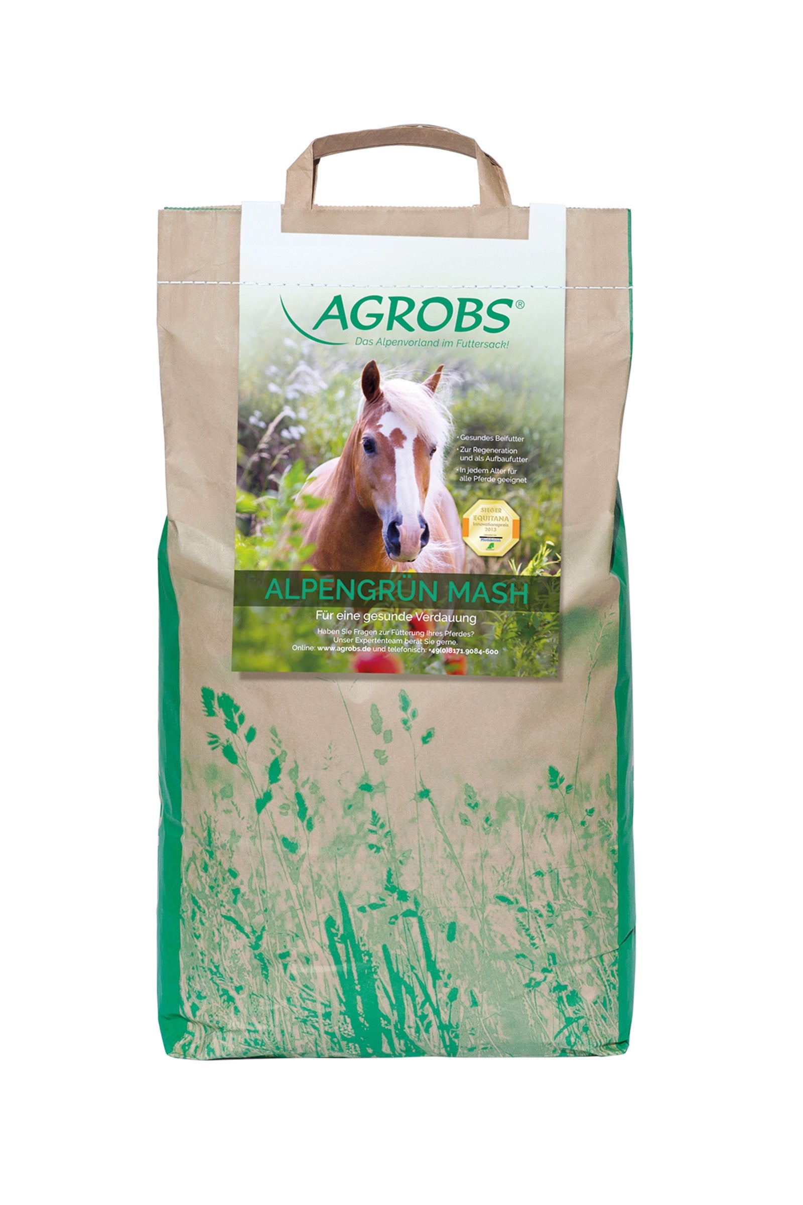 Agrobs Alpengrün Mash 5kg náhradní balení Horse Feed & Nutrition