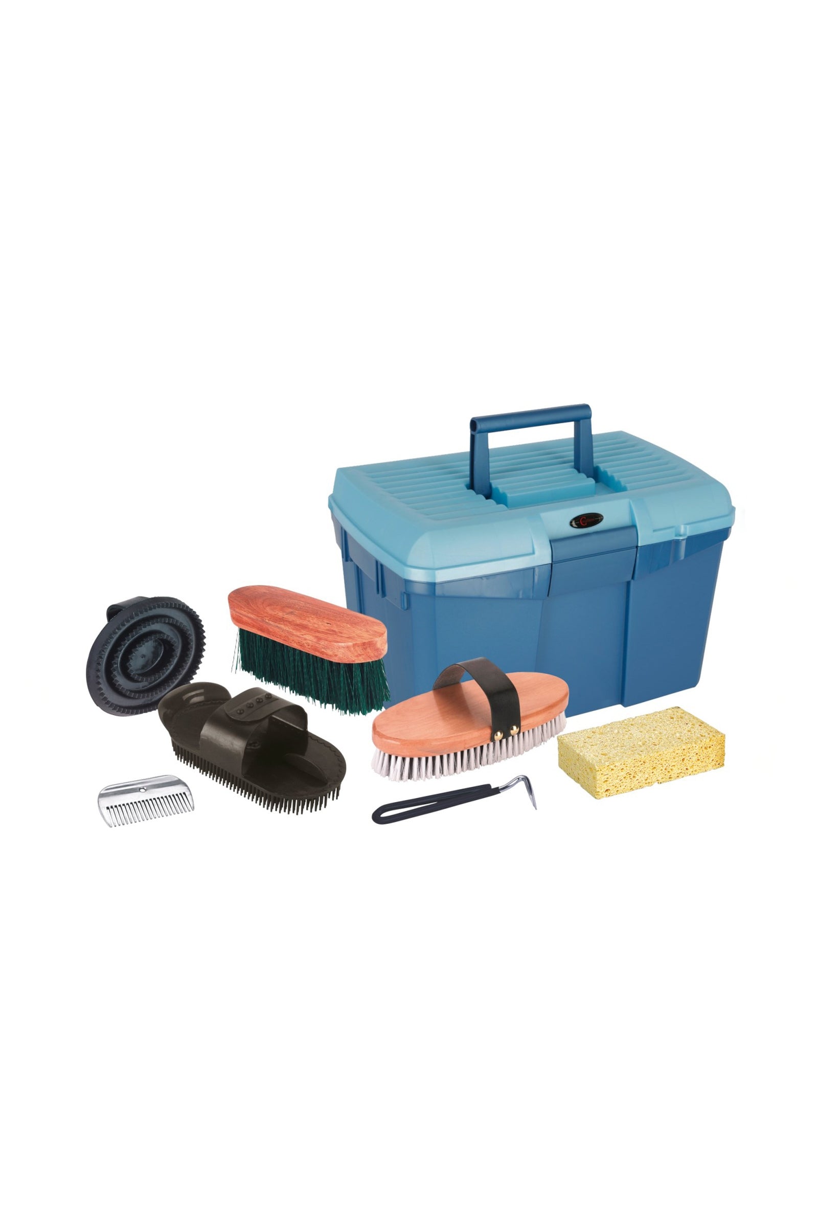 Kerbl Kufřík a sada na čištěníni (7-dílný) Horse Grooming Tools