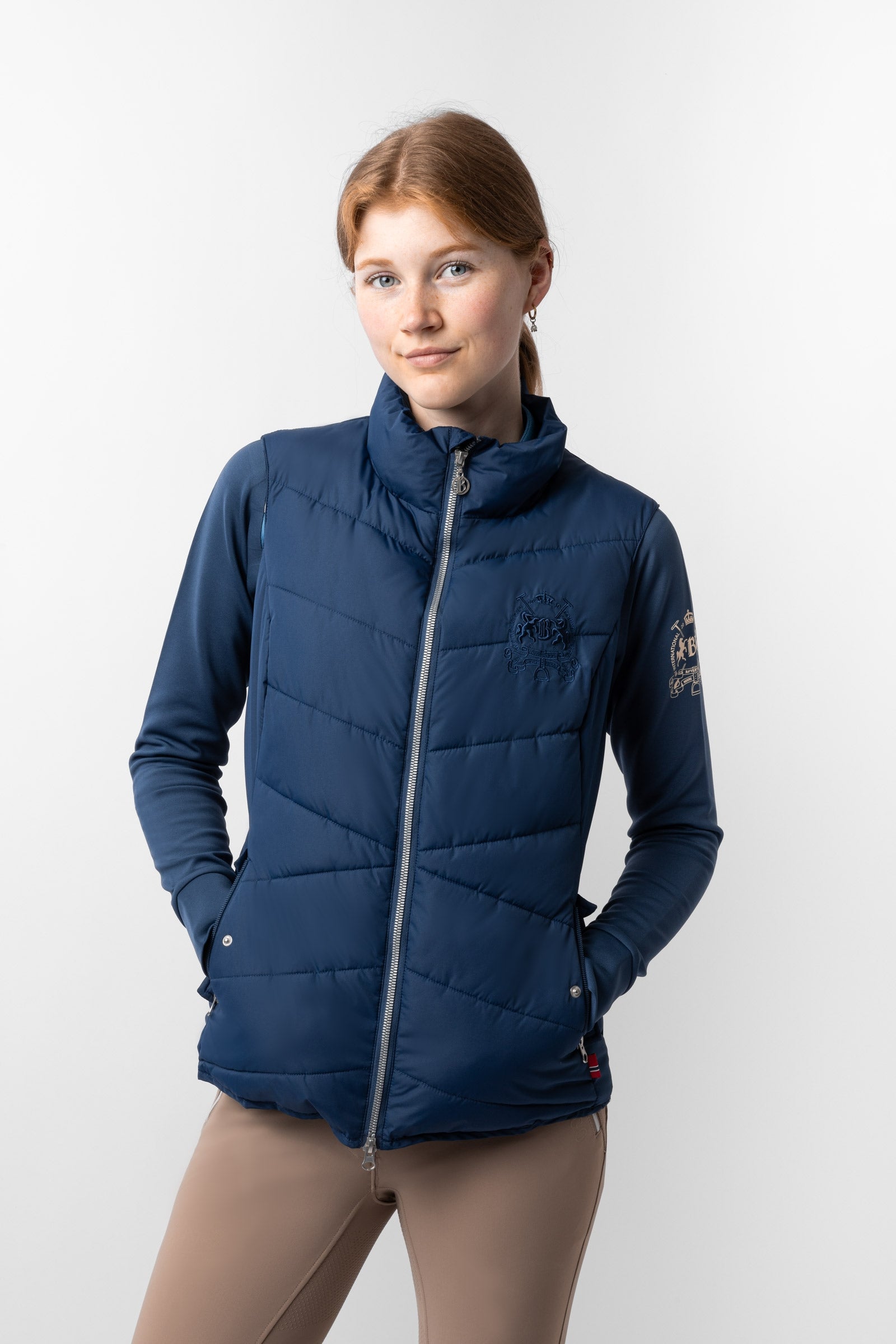 B Vertigo Cordelia Polstrovaná Jezdecká Vesta Women’s Riding Clothing