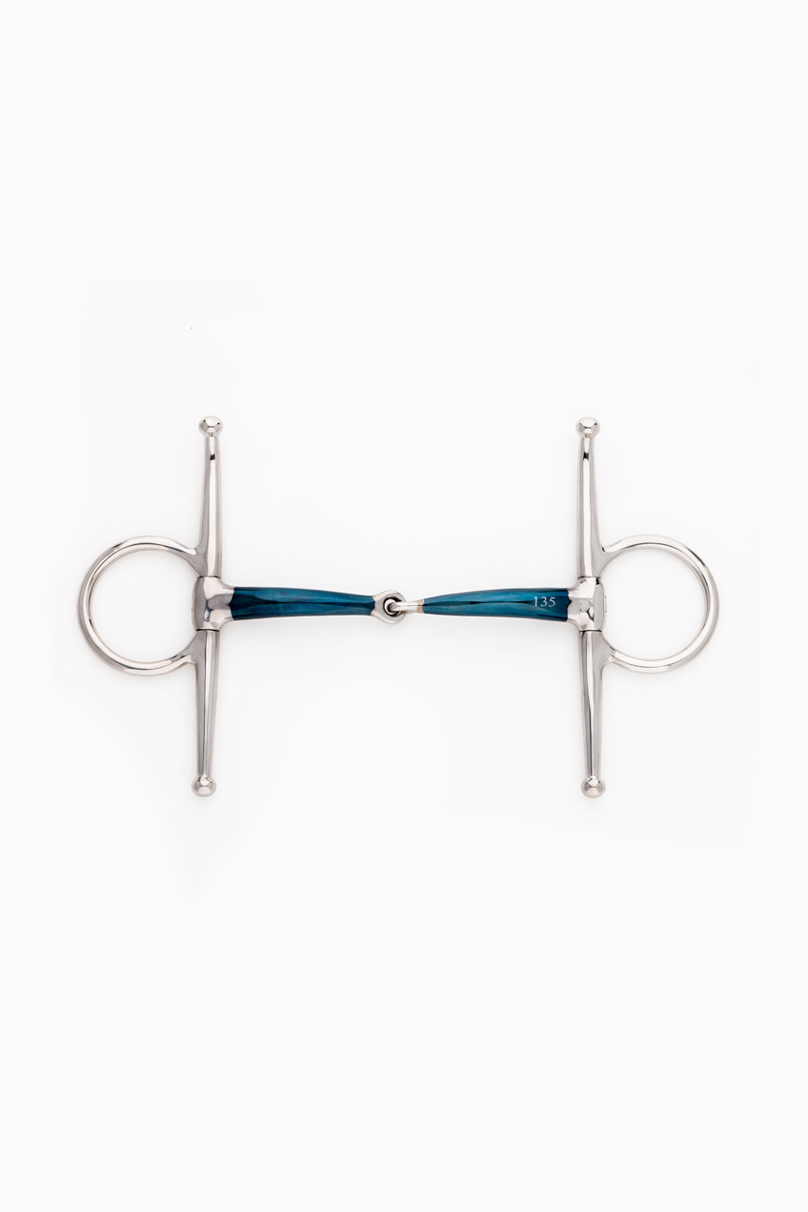 Kavalkade ergonomické udidlo s olivovými bočnicemi, jednoduše lomené, 14 mm Horse Bits